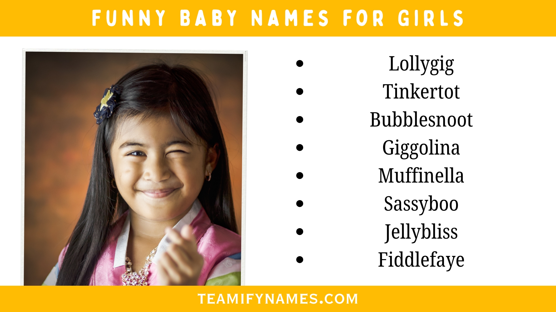 Funny Baby Names for Girls