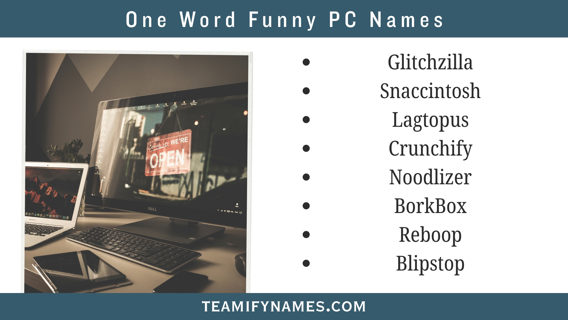 One Word Funny PC Names