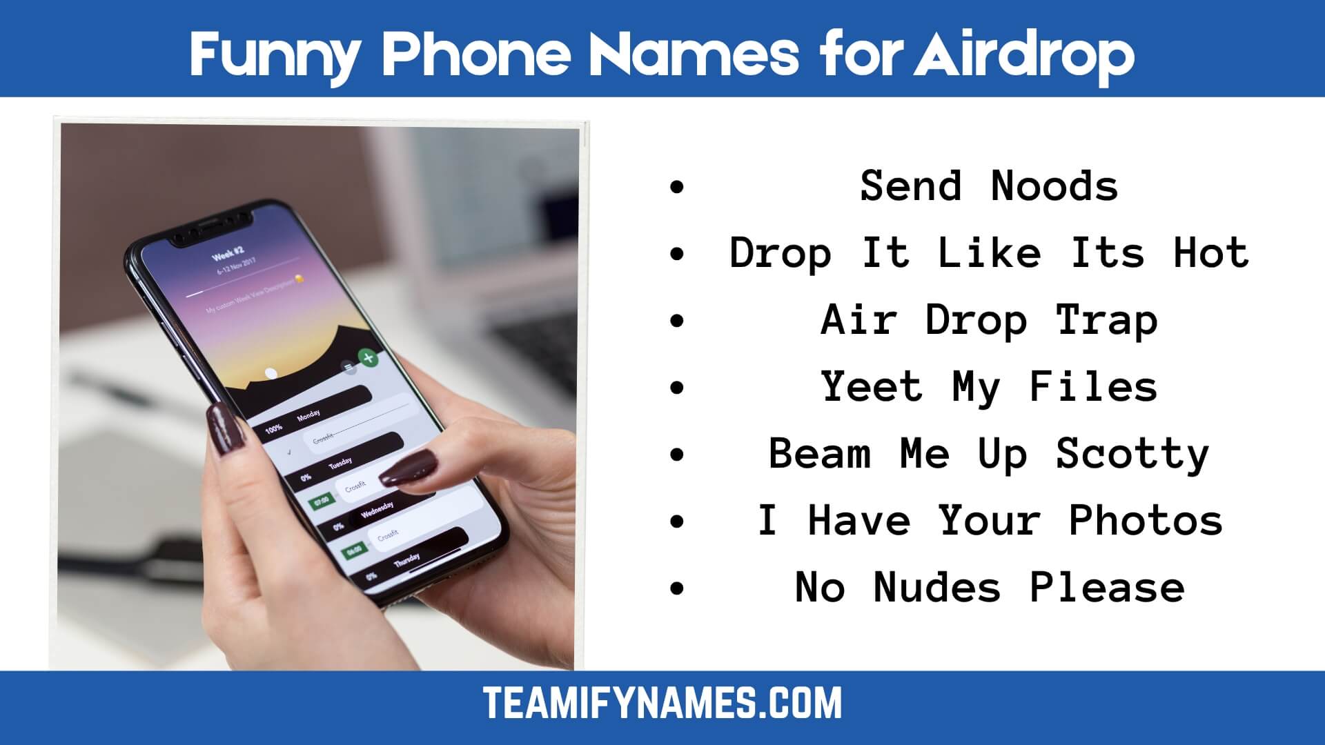 Funny Phone Names for Airdrop