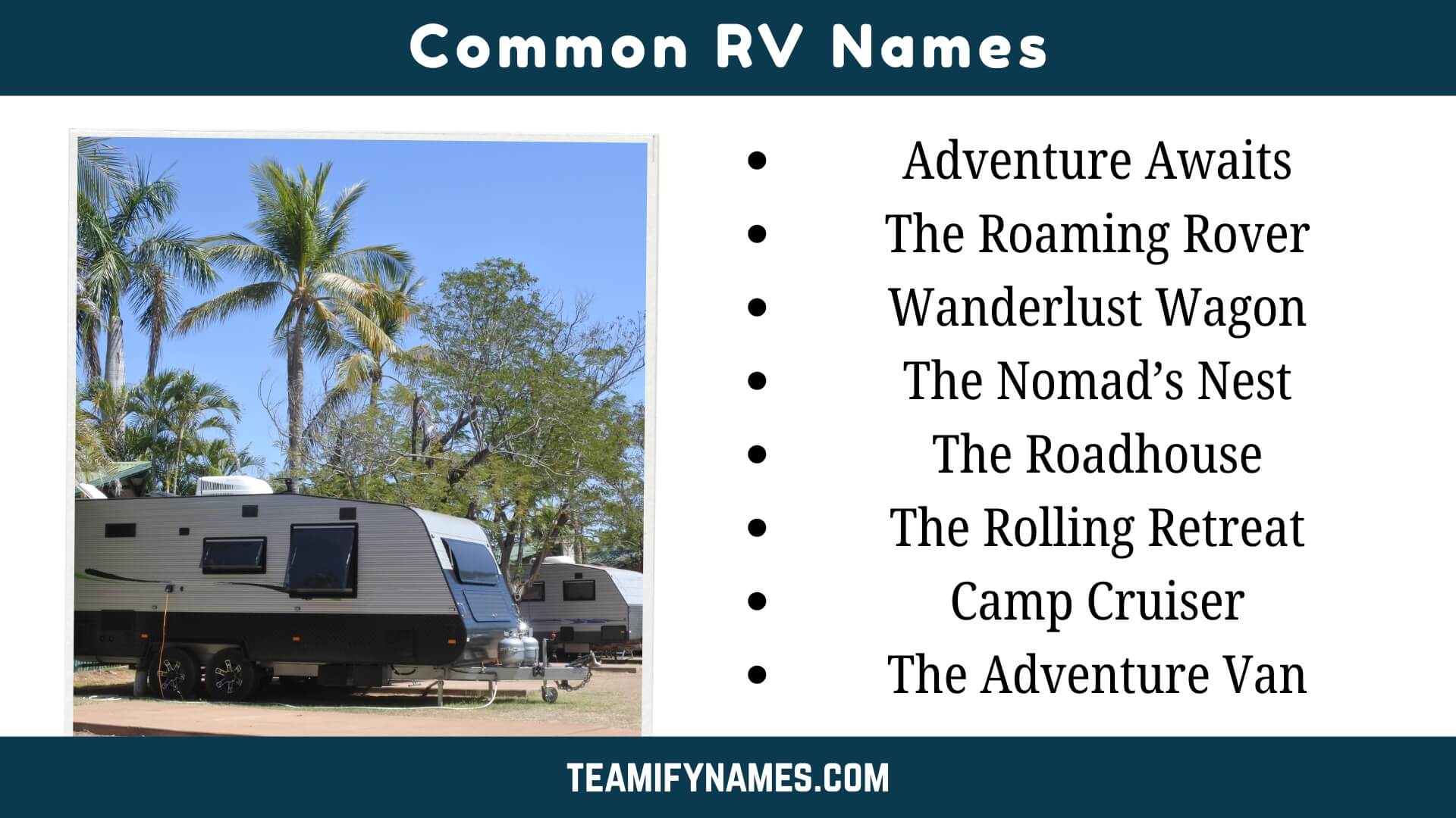 400+ Funny Caravan Names: Unique Ideas for Your Next Adventure ...
