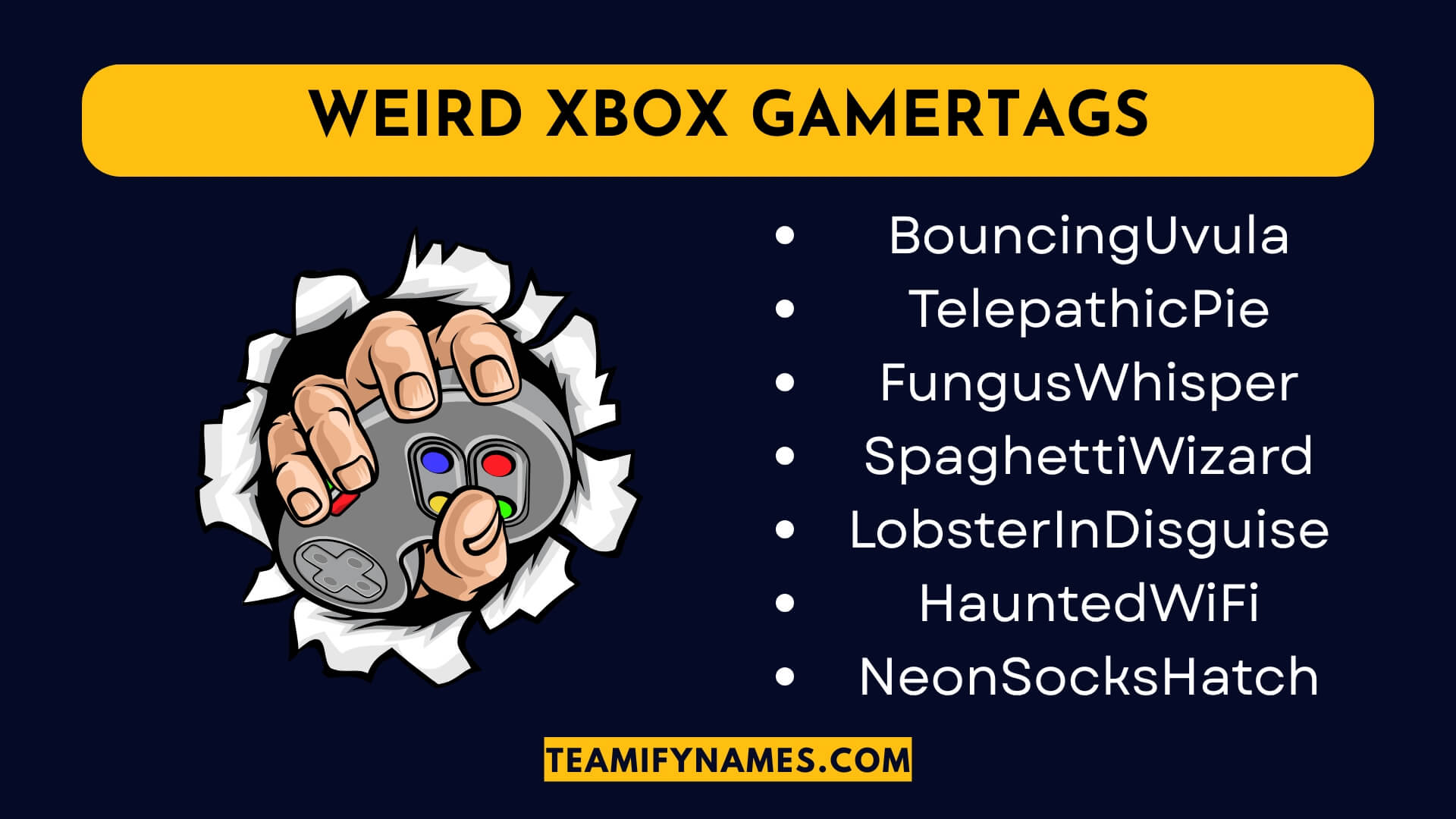 Weird Xbox Gamertags