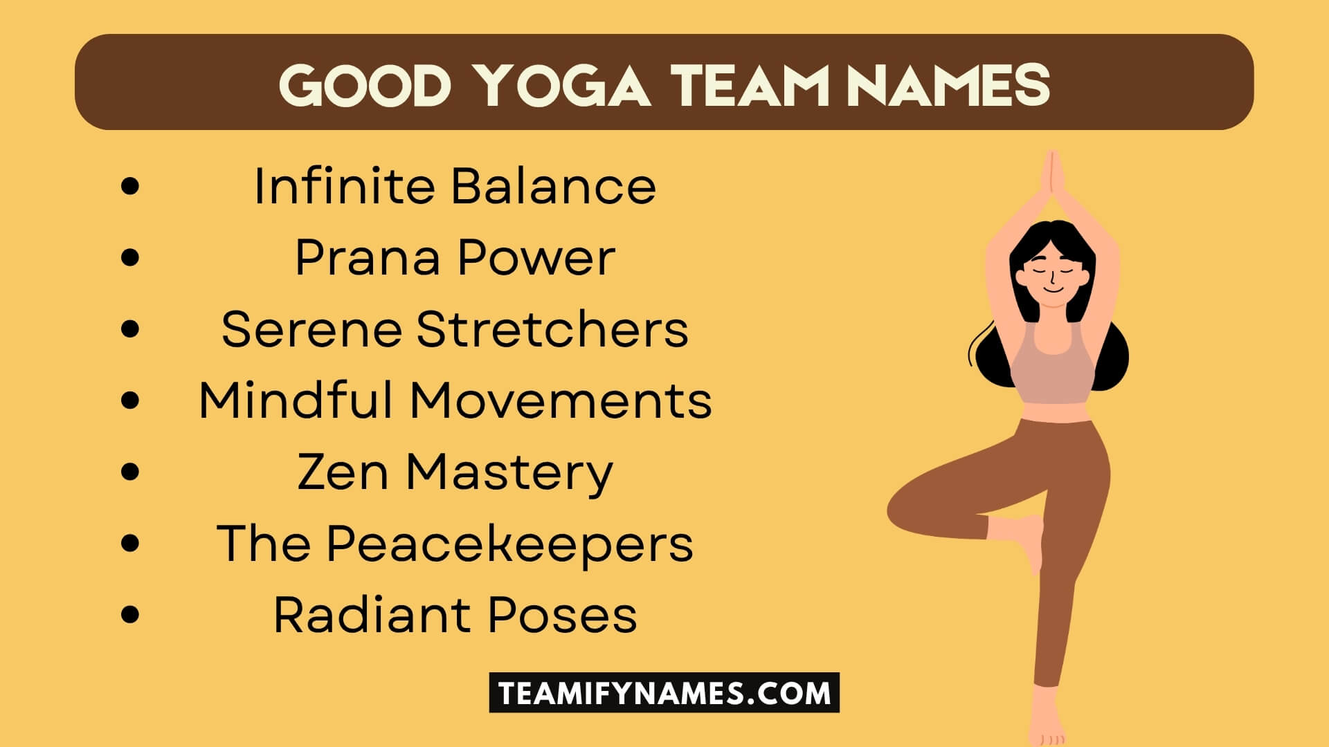 Good Yoga Team Names
