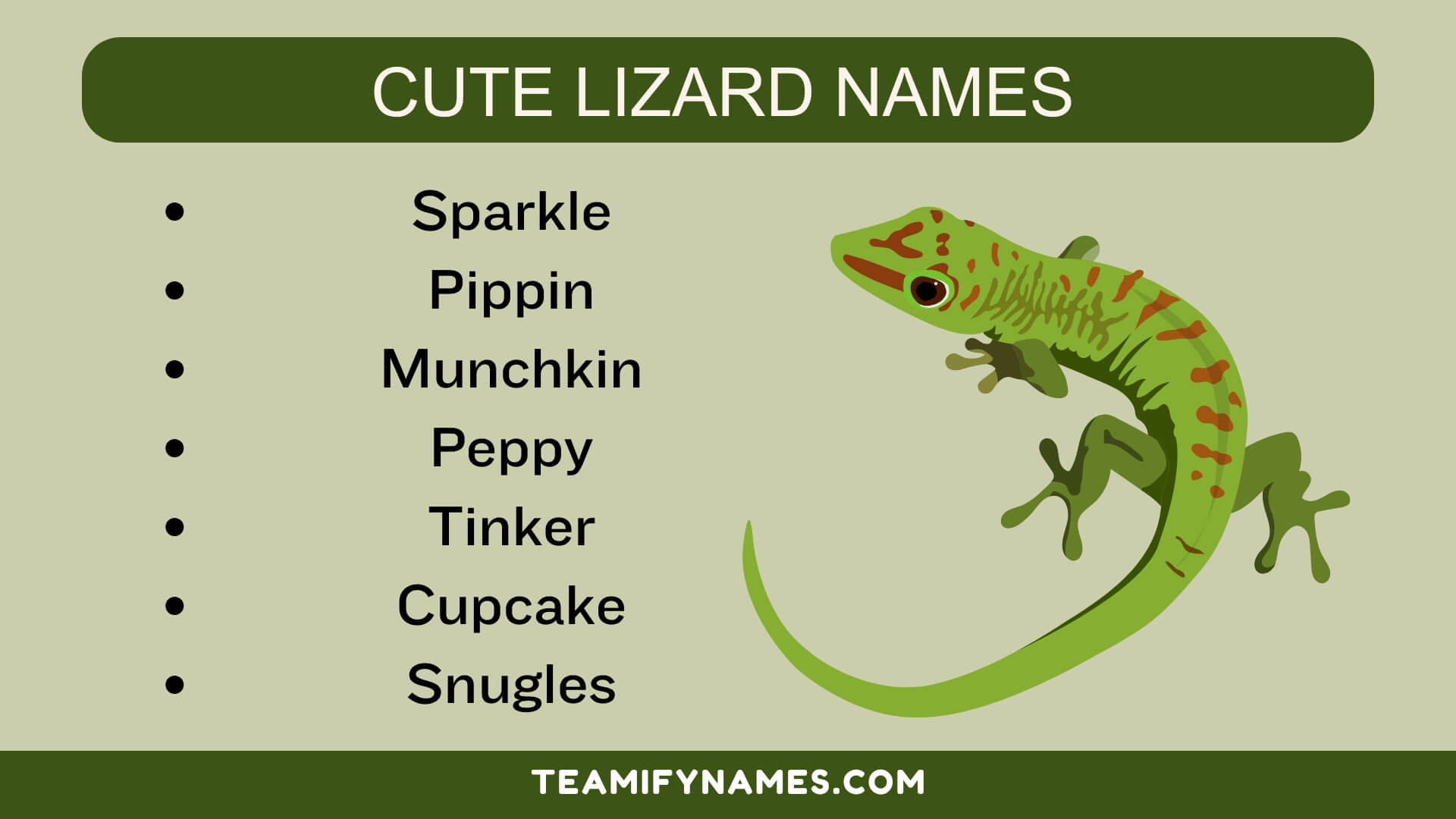 Cute Lizard Names