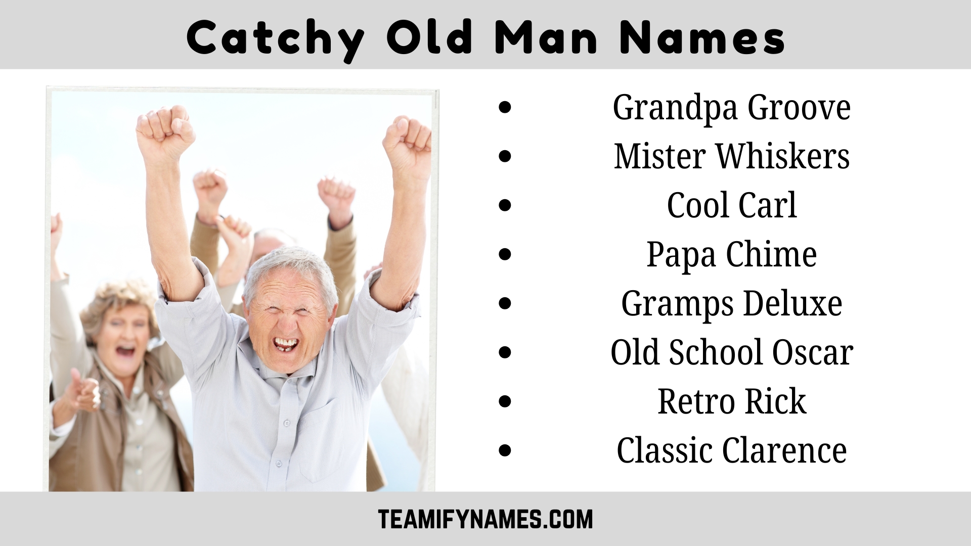 Catchy Old Man Names