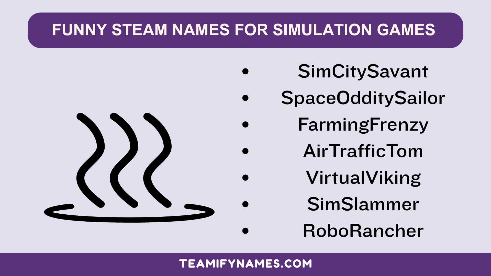 Funny Steam Names for Simulation Games