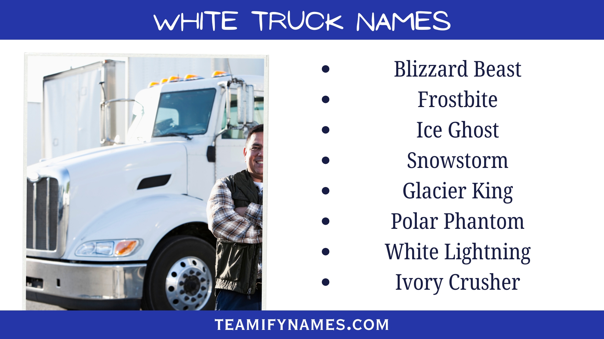 White Truck Names