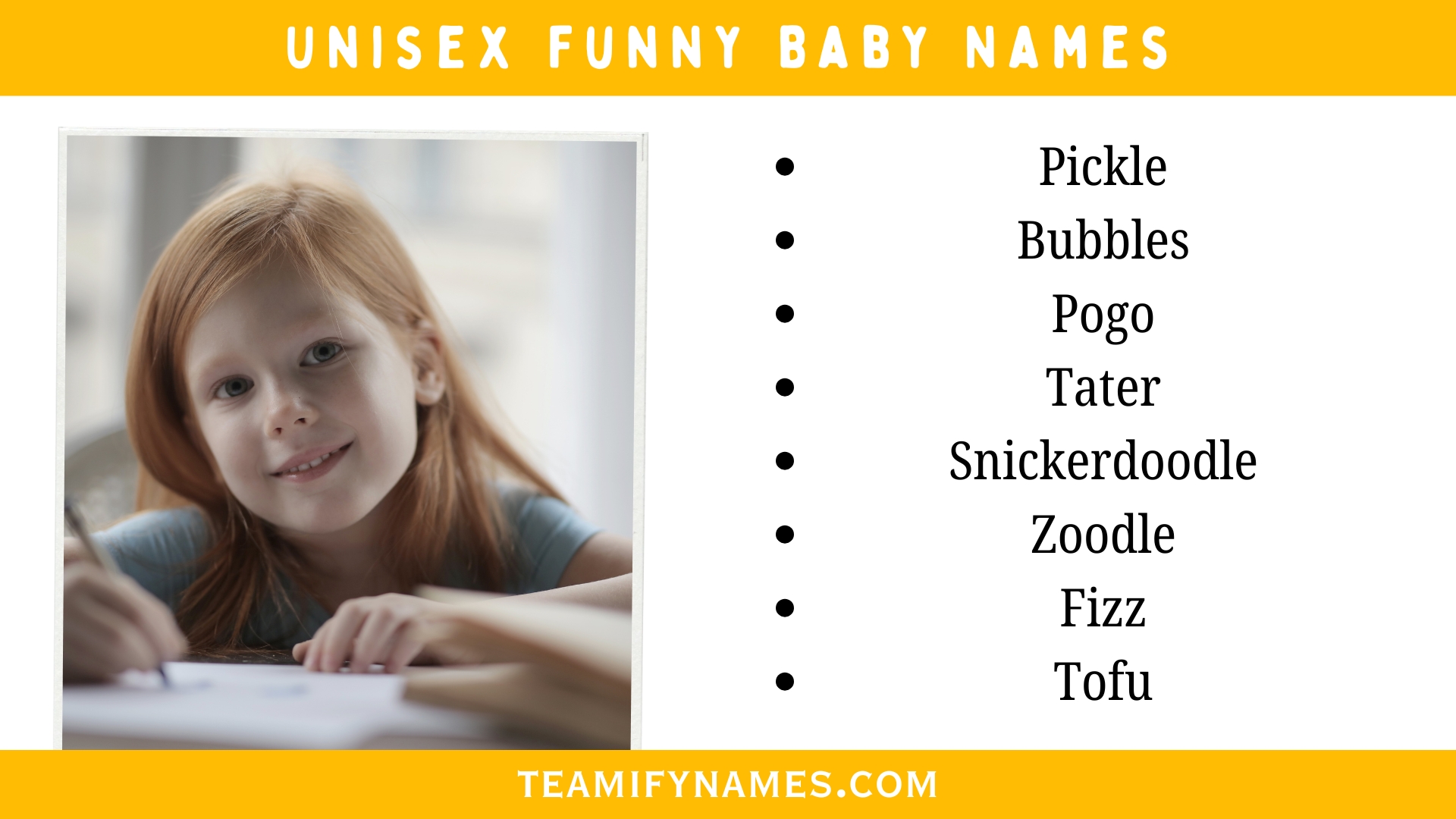 Unisex Funny Baby Names