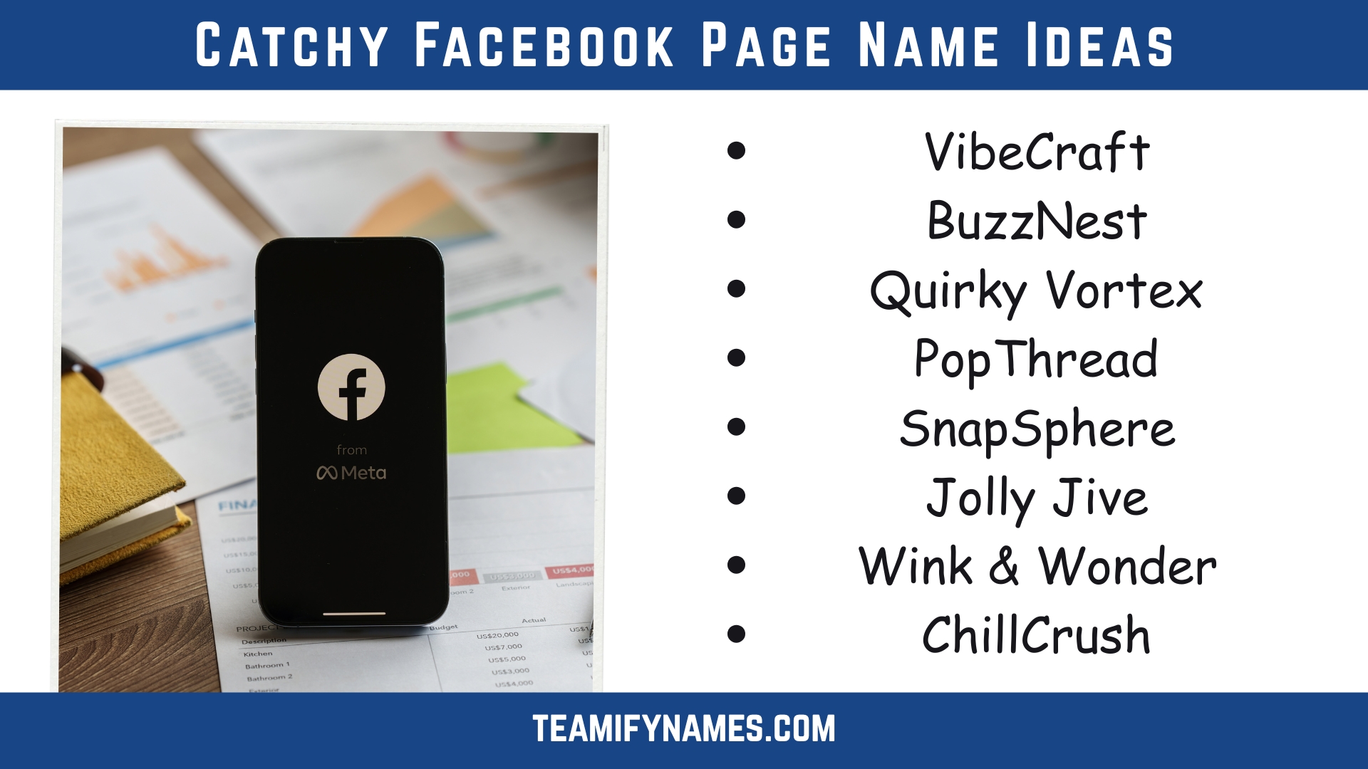 Catchy Facebook Page Name Ideas