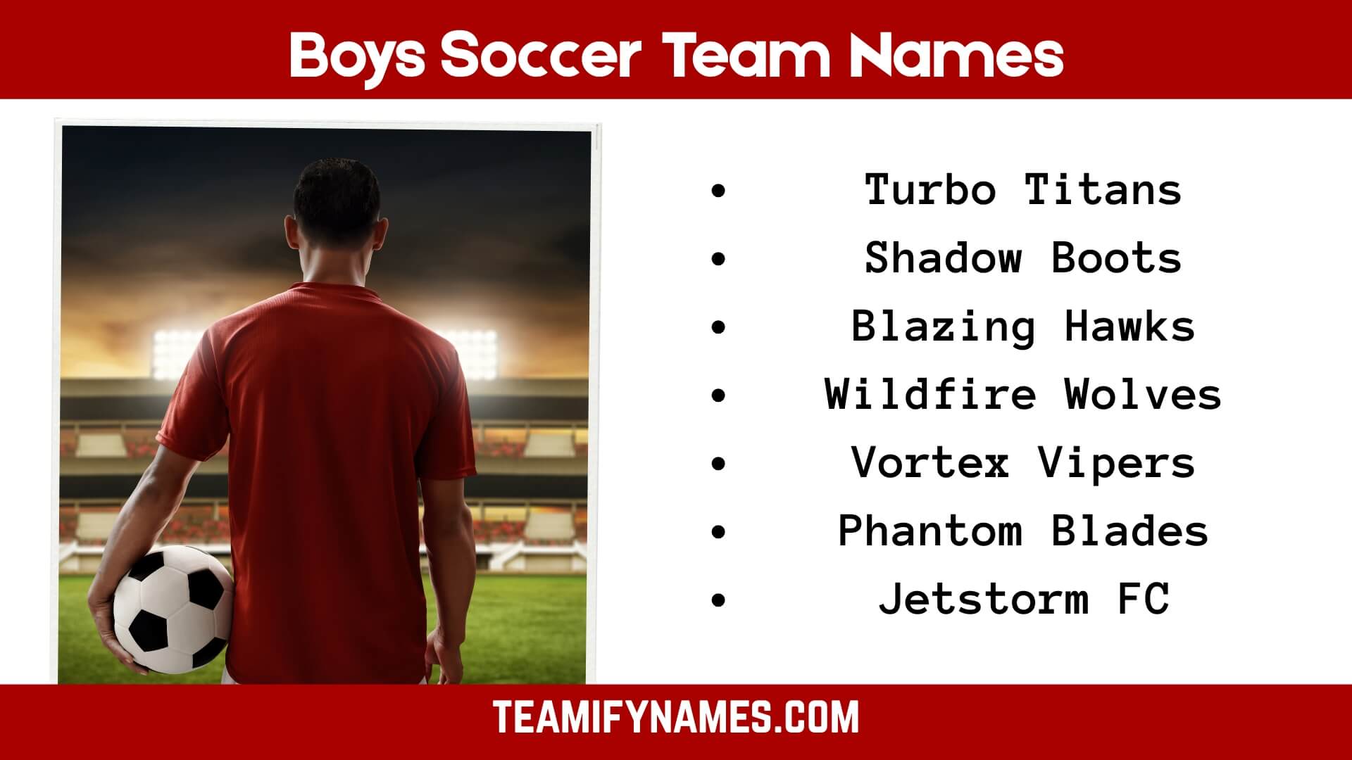 Boys Soccer Team Names