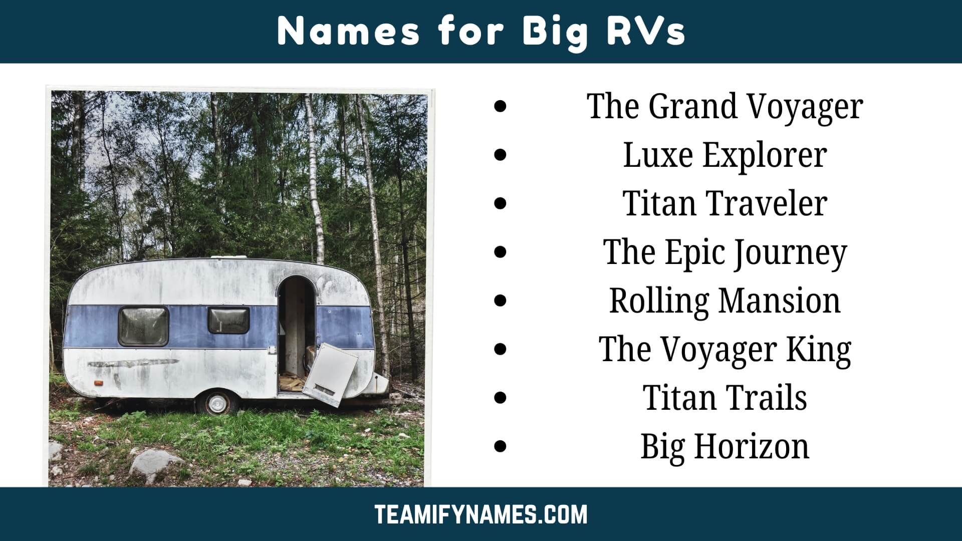400+ Funny Caravan Names: Unique Ideas for Your Next Adventure ...