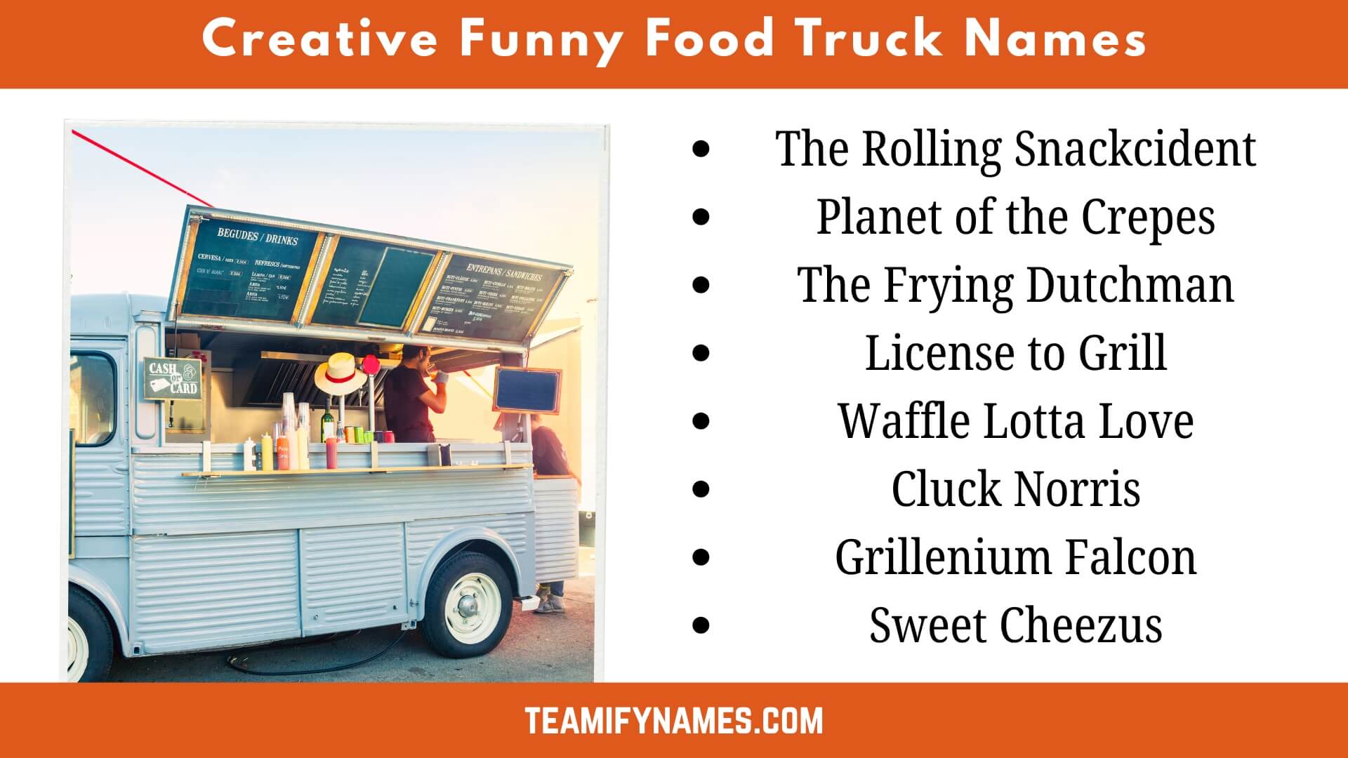 Creative Funny Food Truck Names