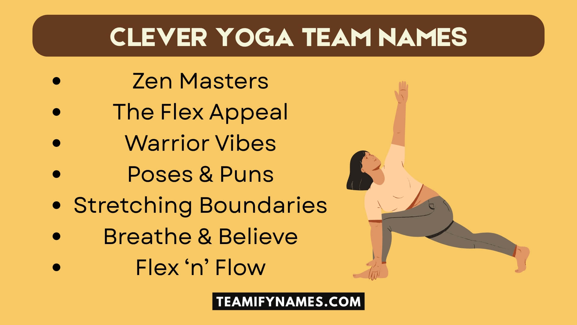 Clever Yoga Team Names