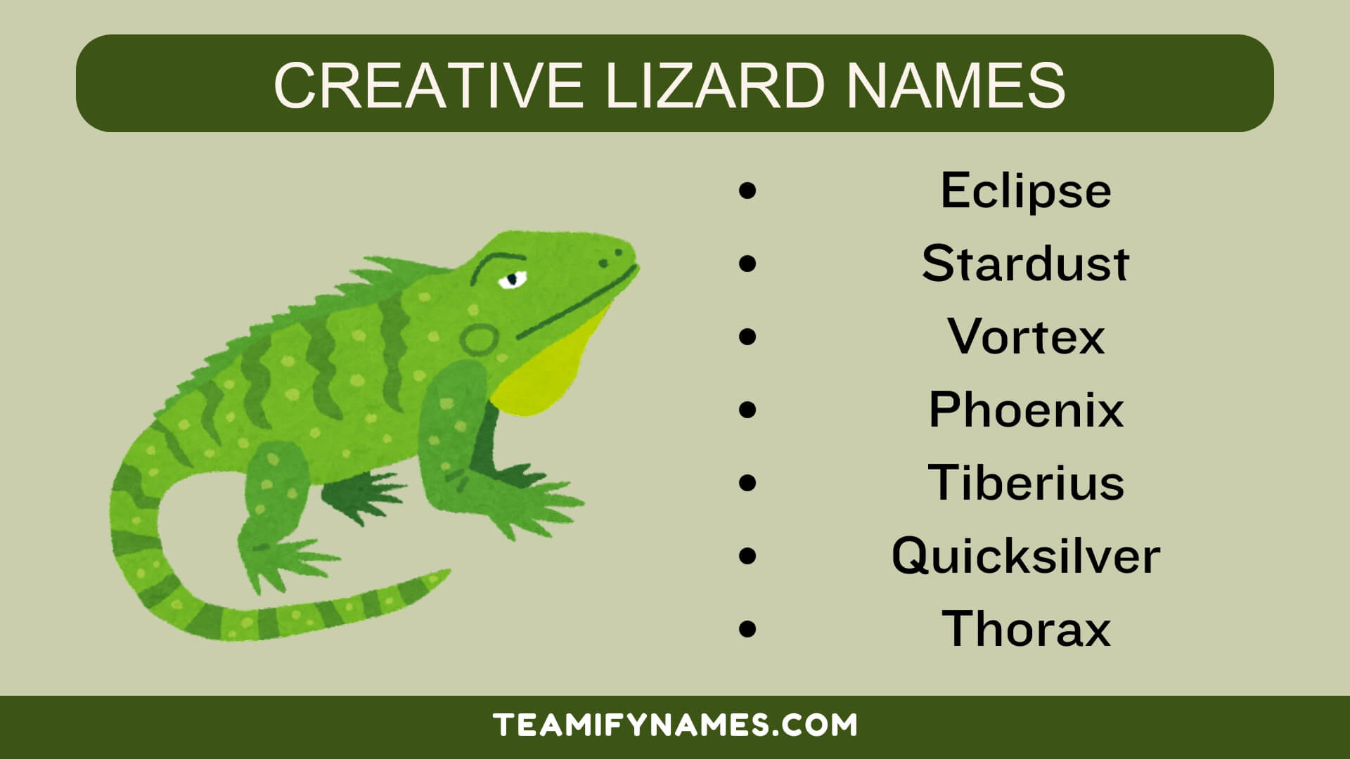 Creative Lizard Names