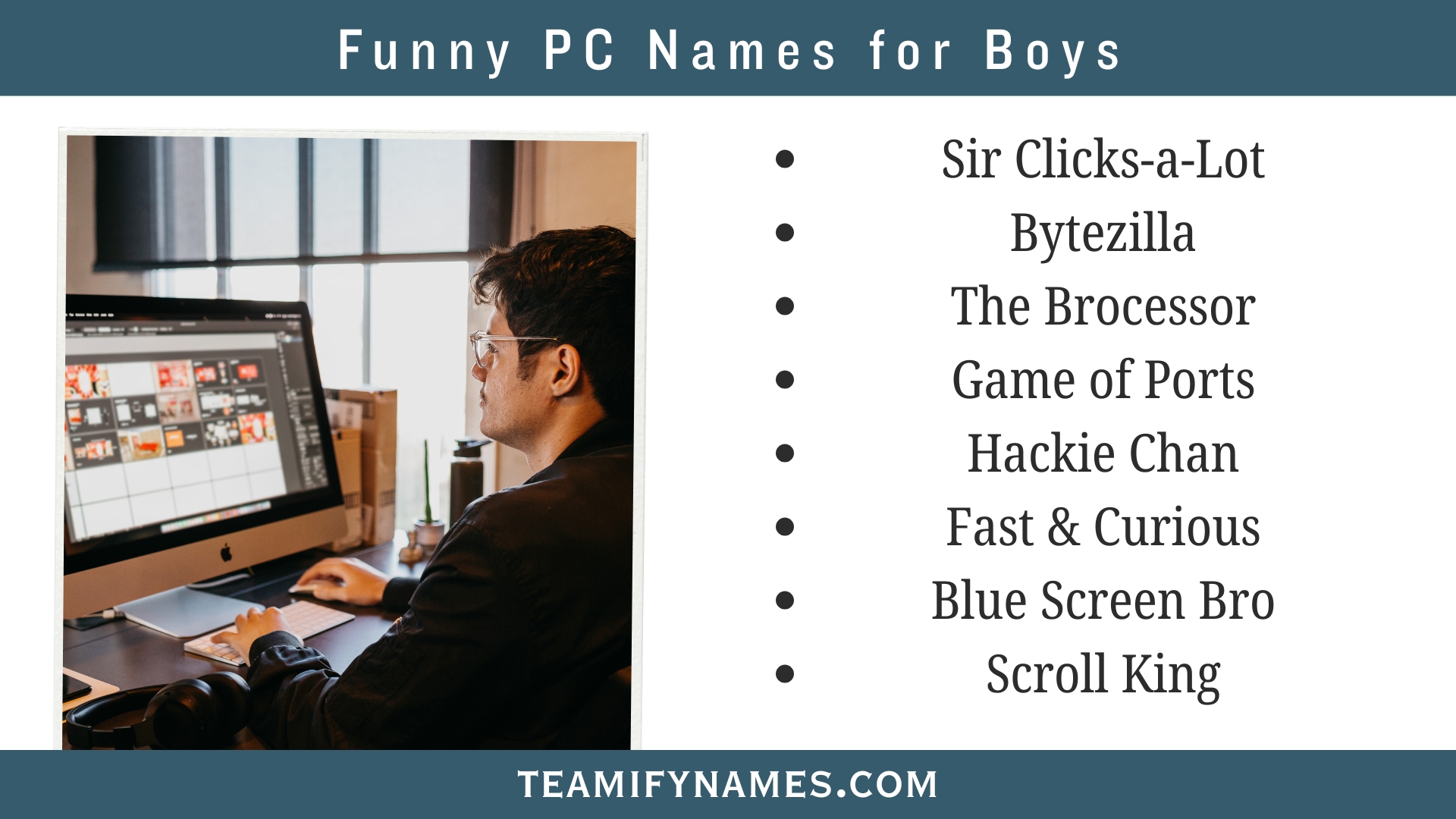 Funny PC Names for Boys
