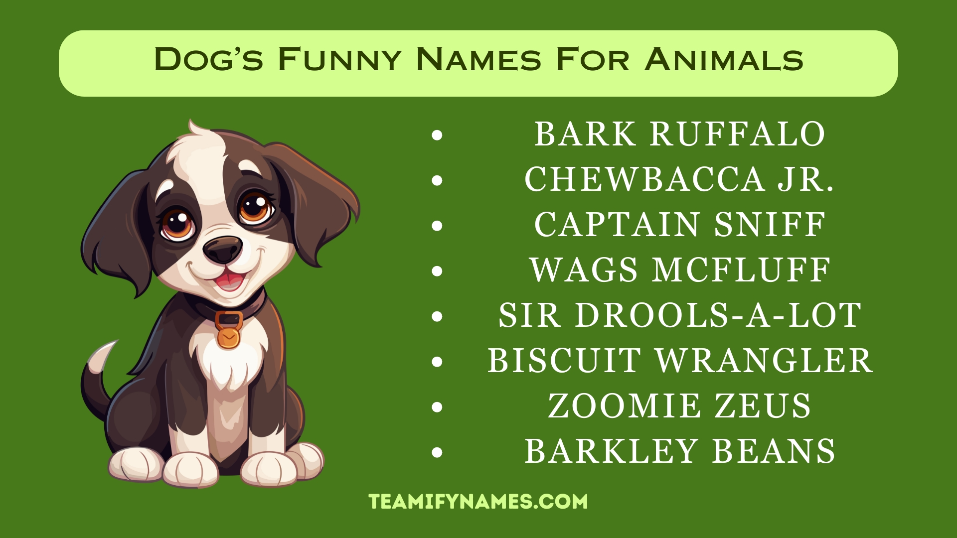 Dog’s Funny Names For Animals