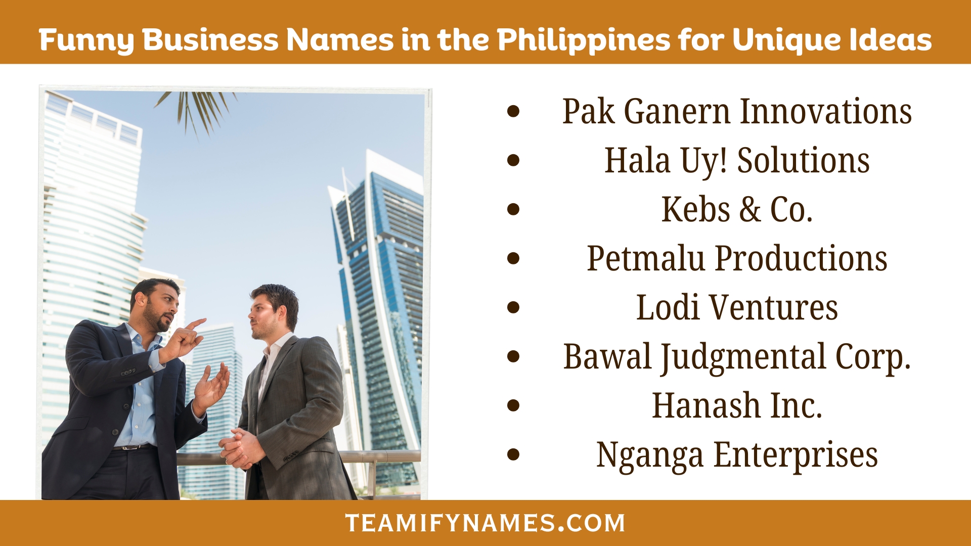 Funny Business Names in the Philippines for Unique Ideas