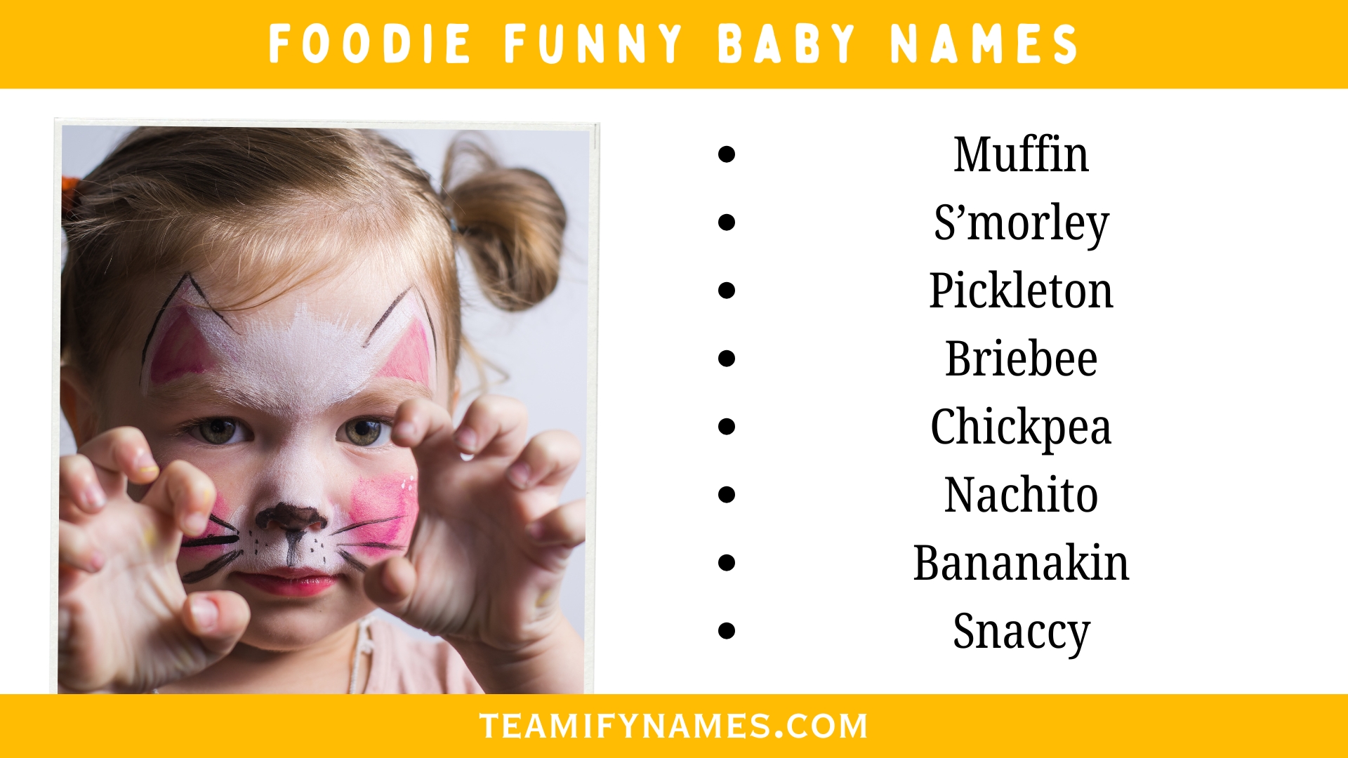 Foodie Funny Baby Names