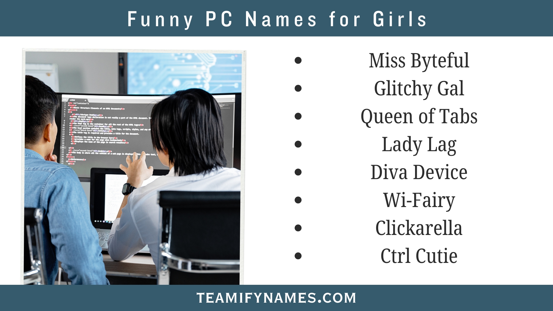 Funny PC Names for Girls