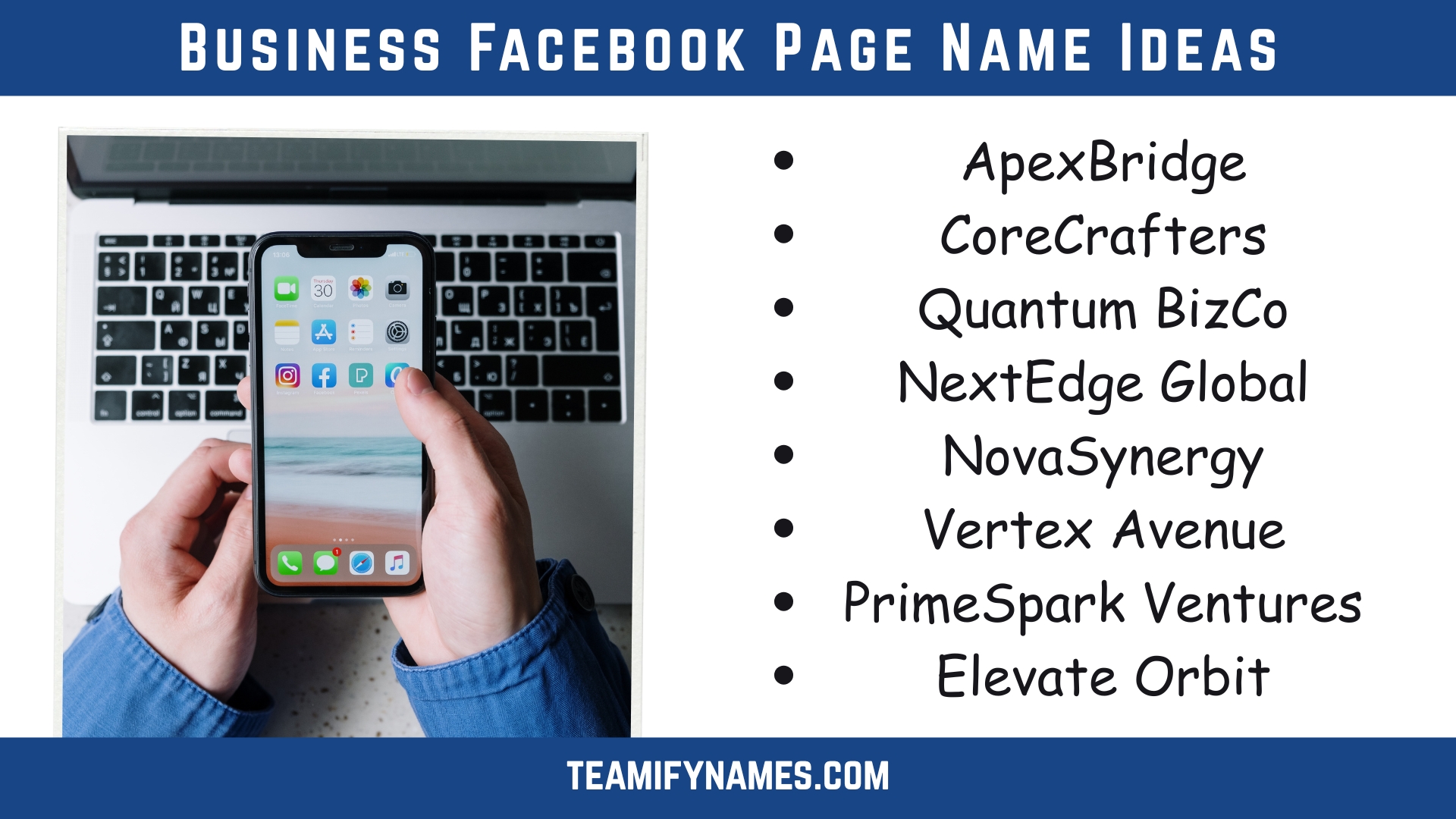 Business Facebook Page Name Ideas