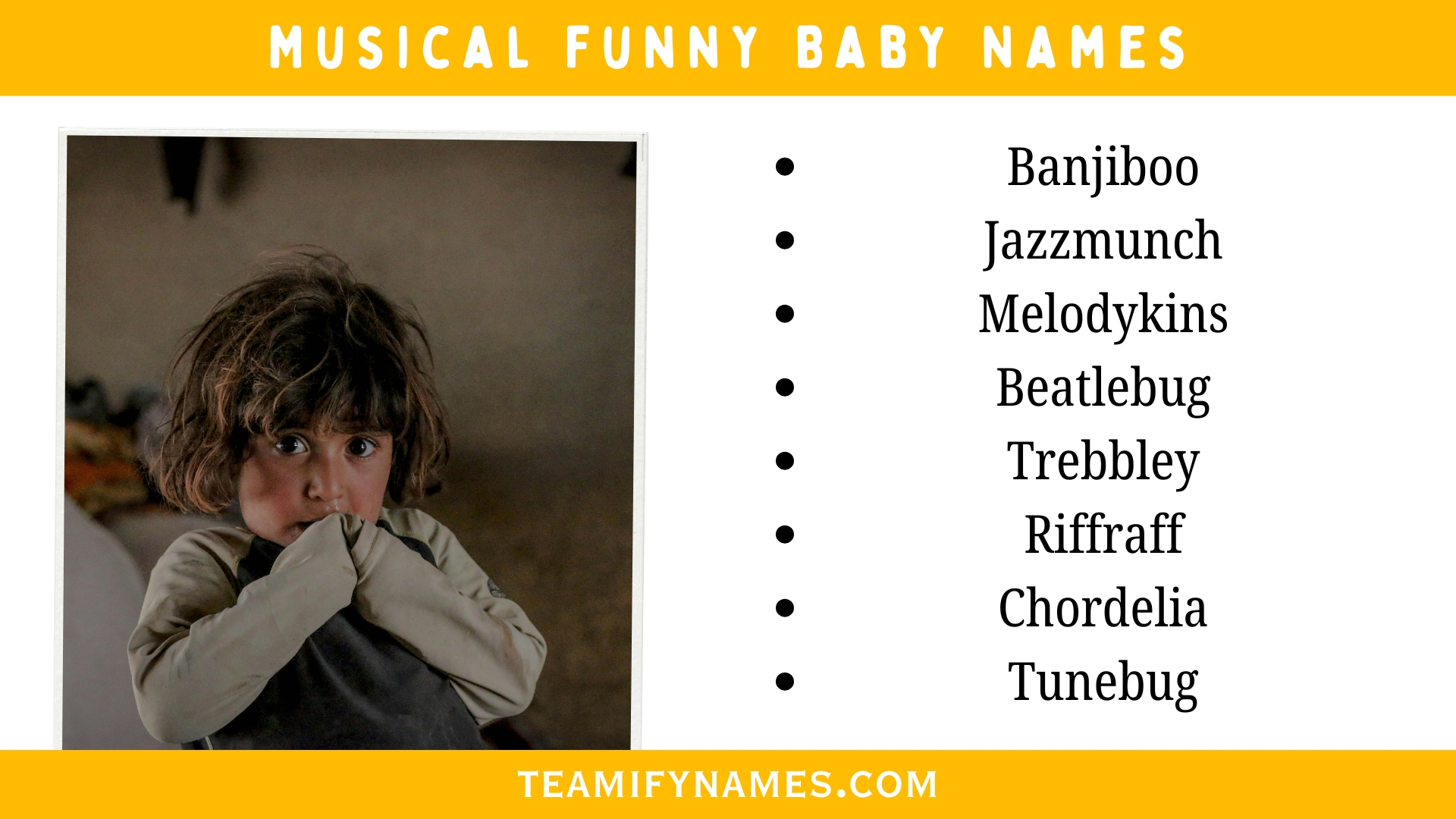 Musical Funny Baby Names