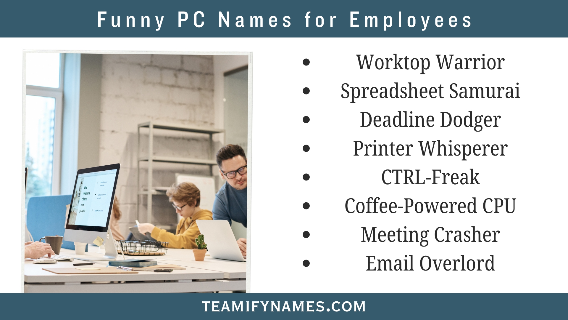 Funny PC Names for Employees