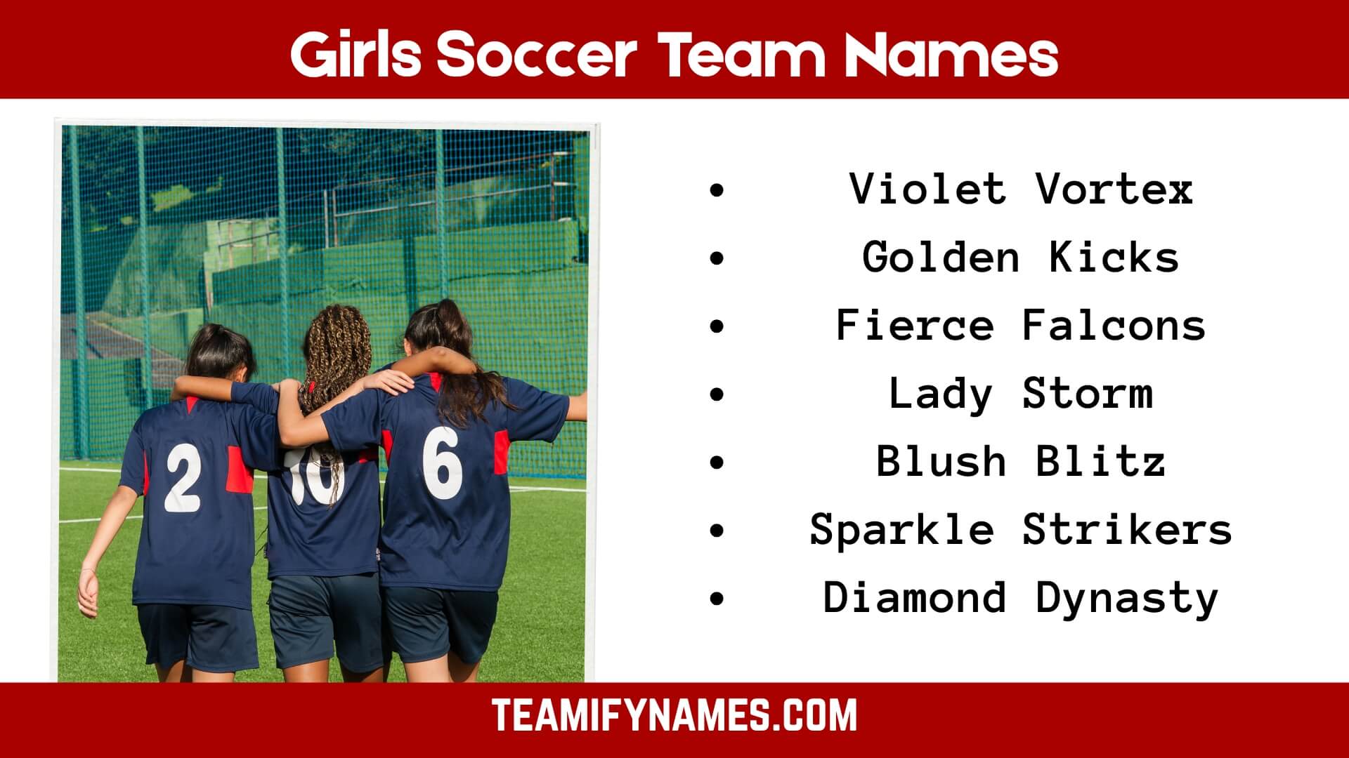 Girls Soccer Team Names