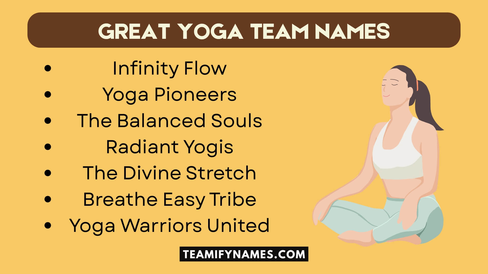 Great Yoga Team Names