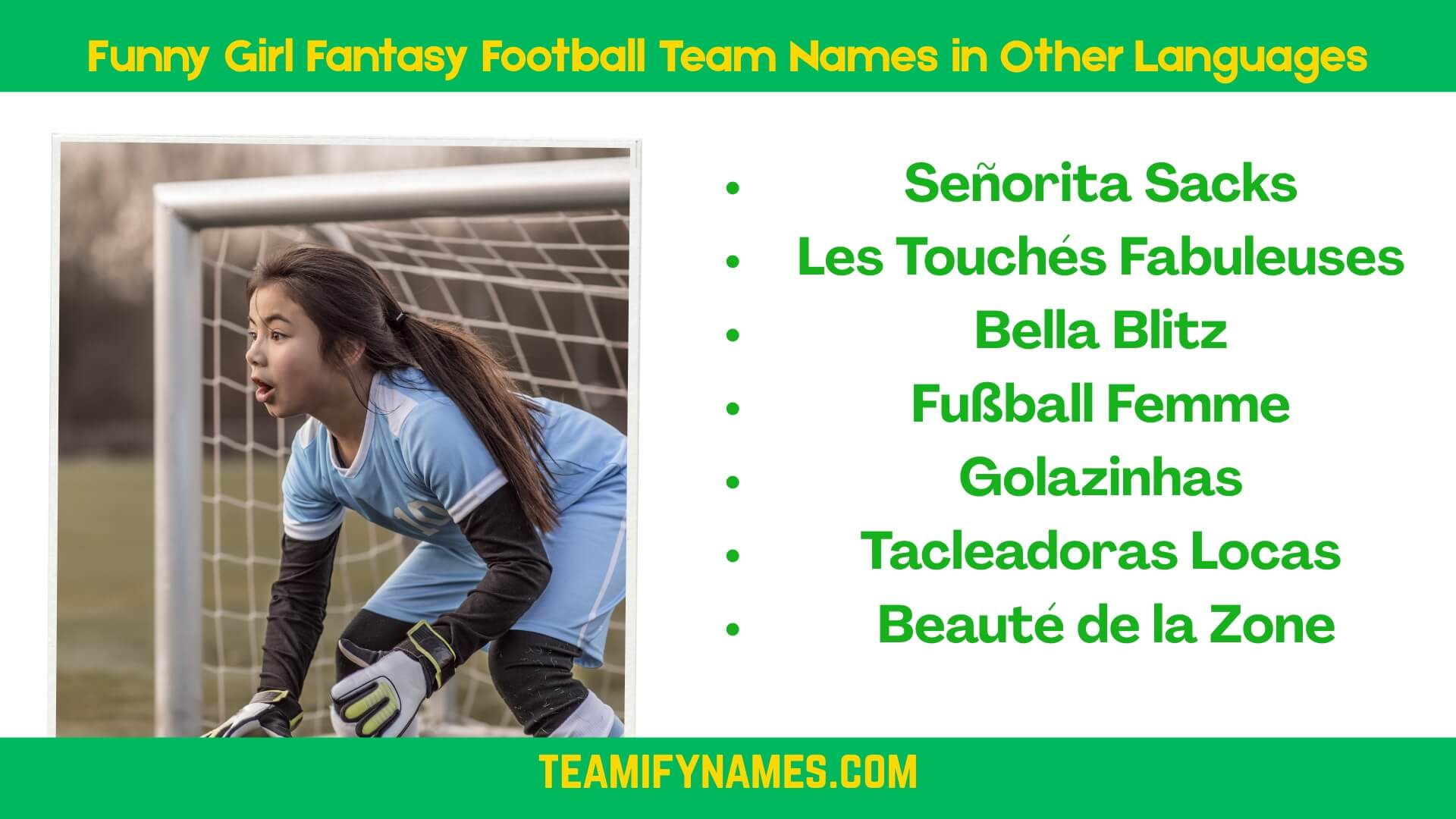 Funny Girl Fantasy Football Team Names in Other Languages