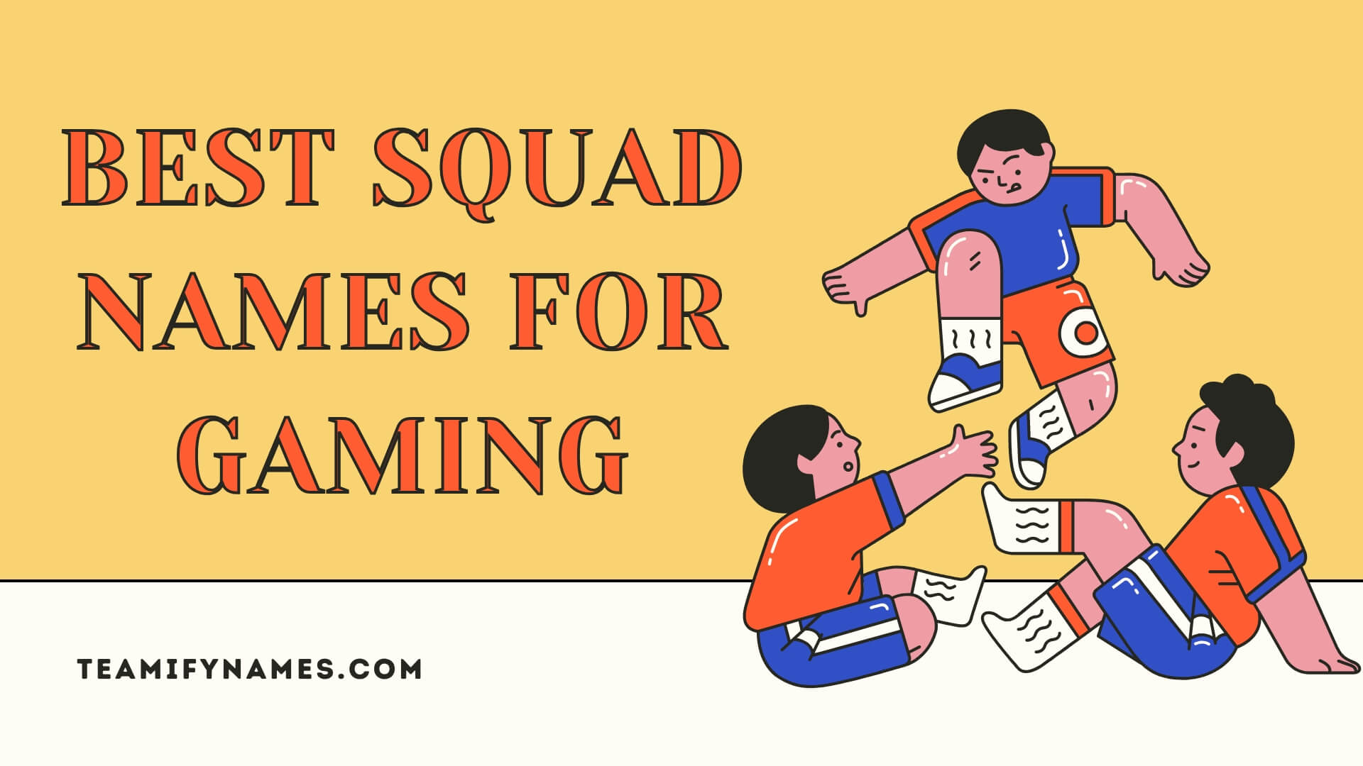 500+ Best Squad Names for Gaming | Cool & Unique Ideas