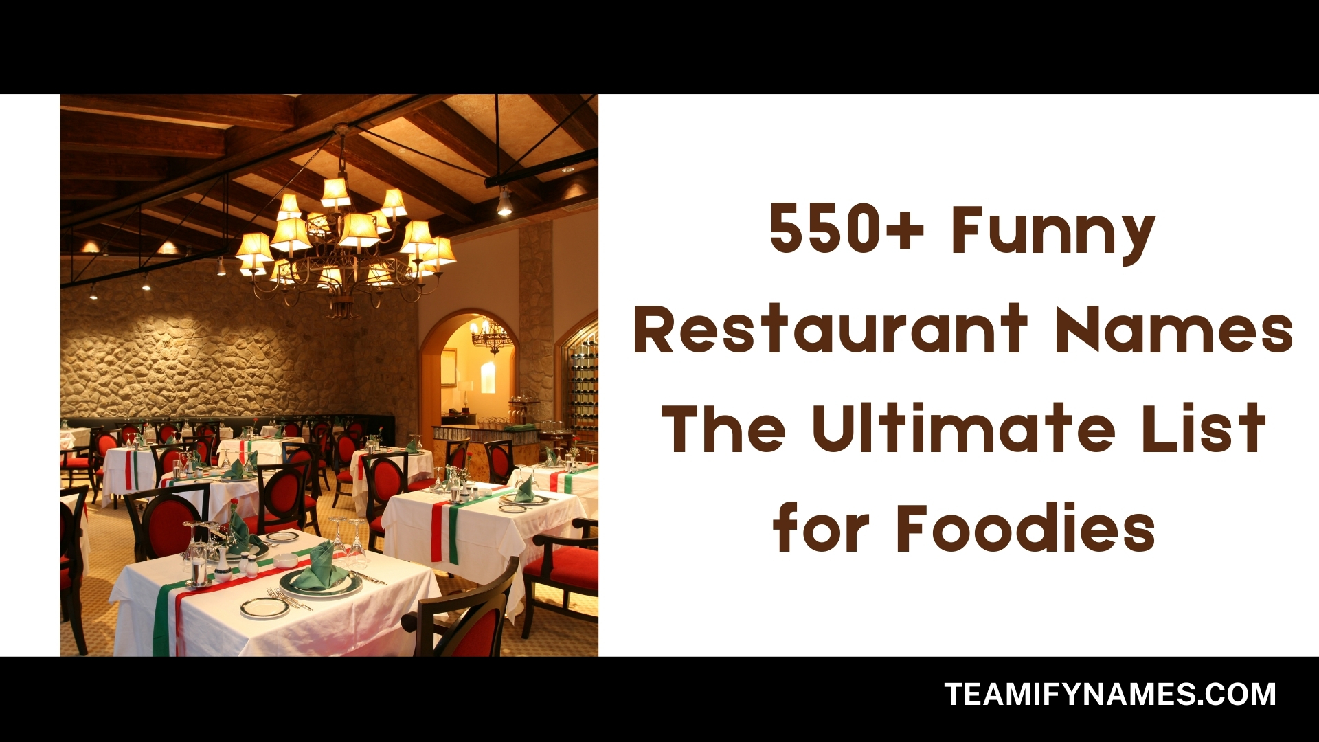 550+ Funny Restaurant Names: The Ultimate List for Foodies