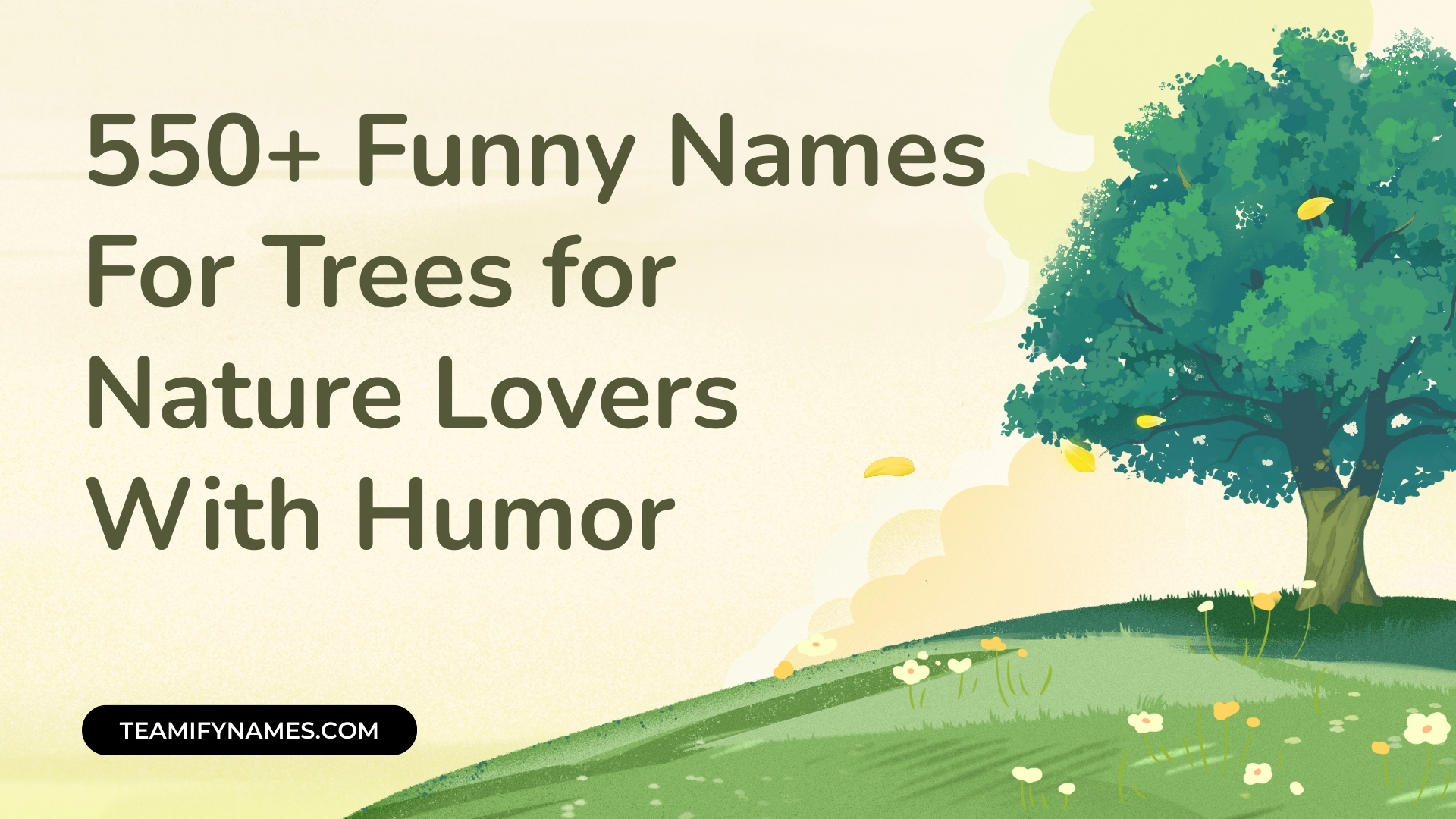 550+ Funny Names For Trees for Nature Lovers With Humor