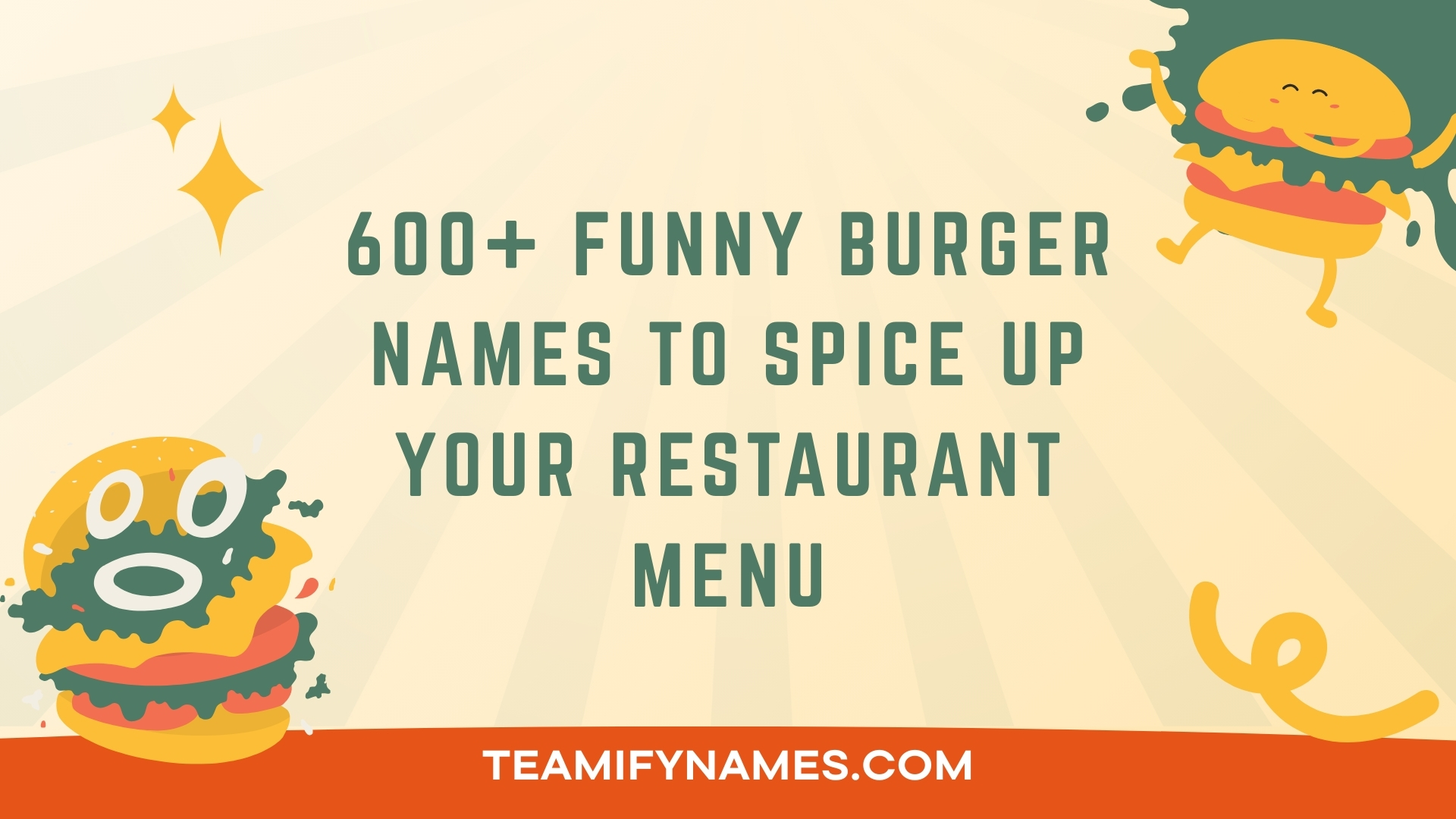 600+ Funny Burger Names to Spice Up Your Restaurant Menu