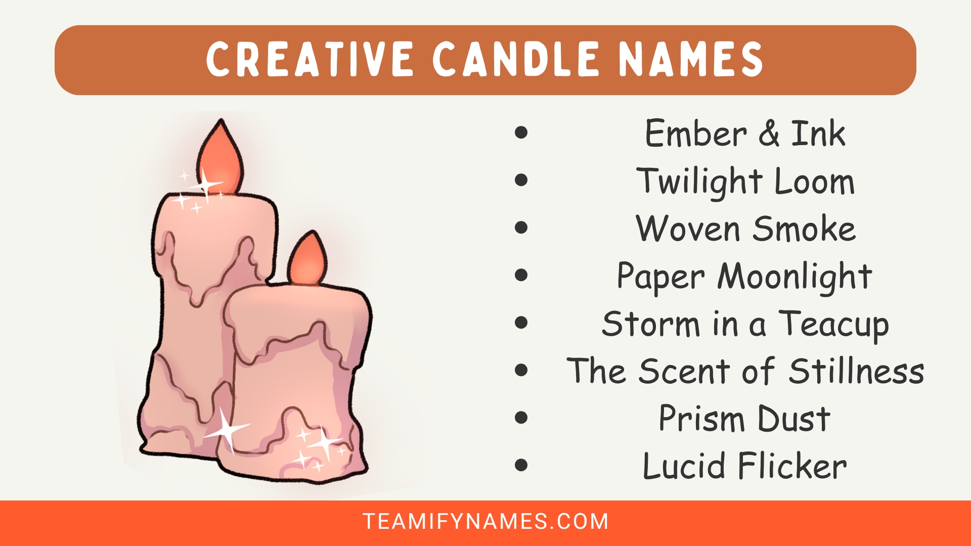 Creative Candle Names