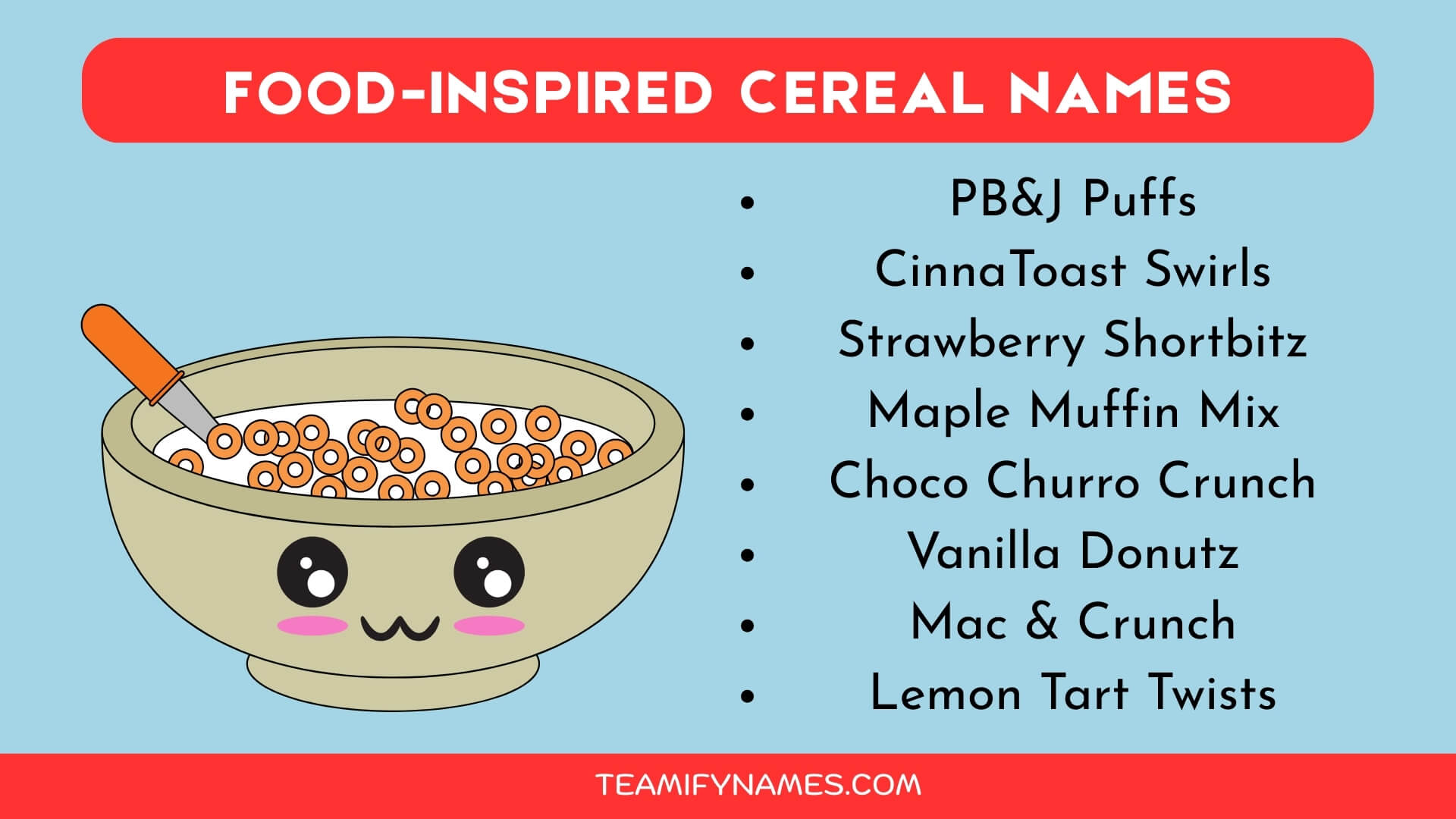 Food-Inspired Cereal Names