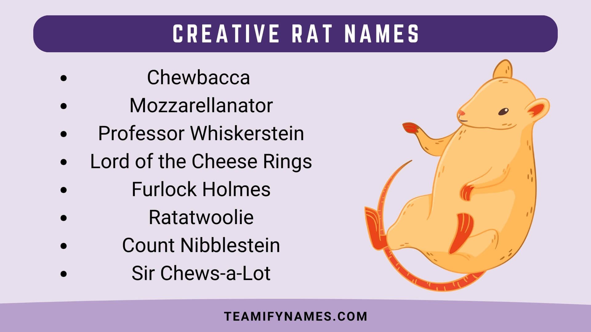 Creative Rat Names
