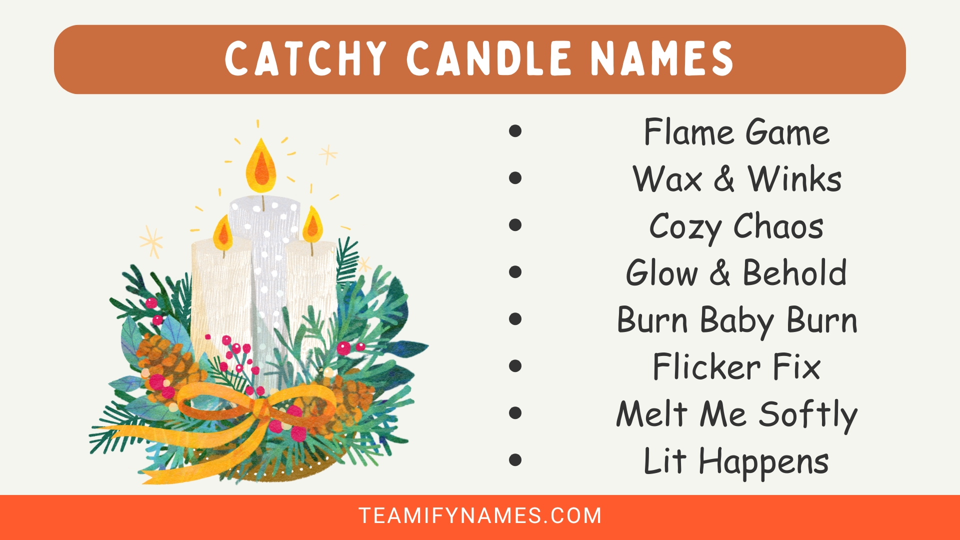 Catchy Candle Names