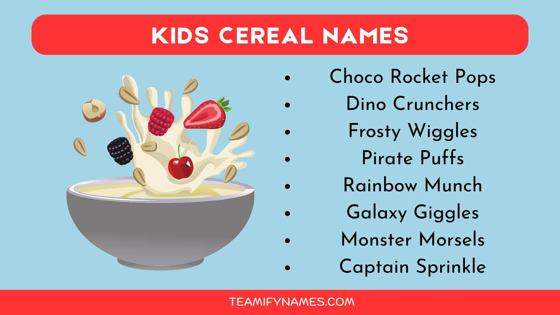 Kids Cereal Names