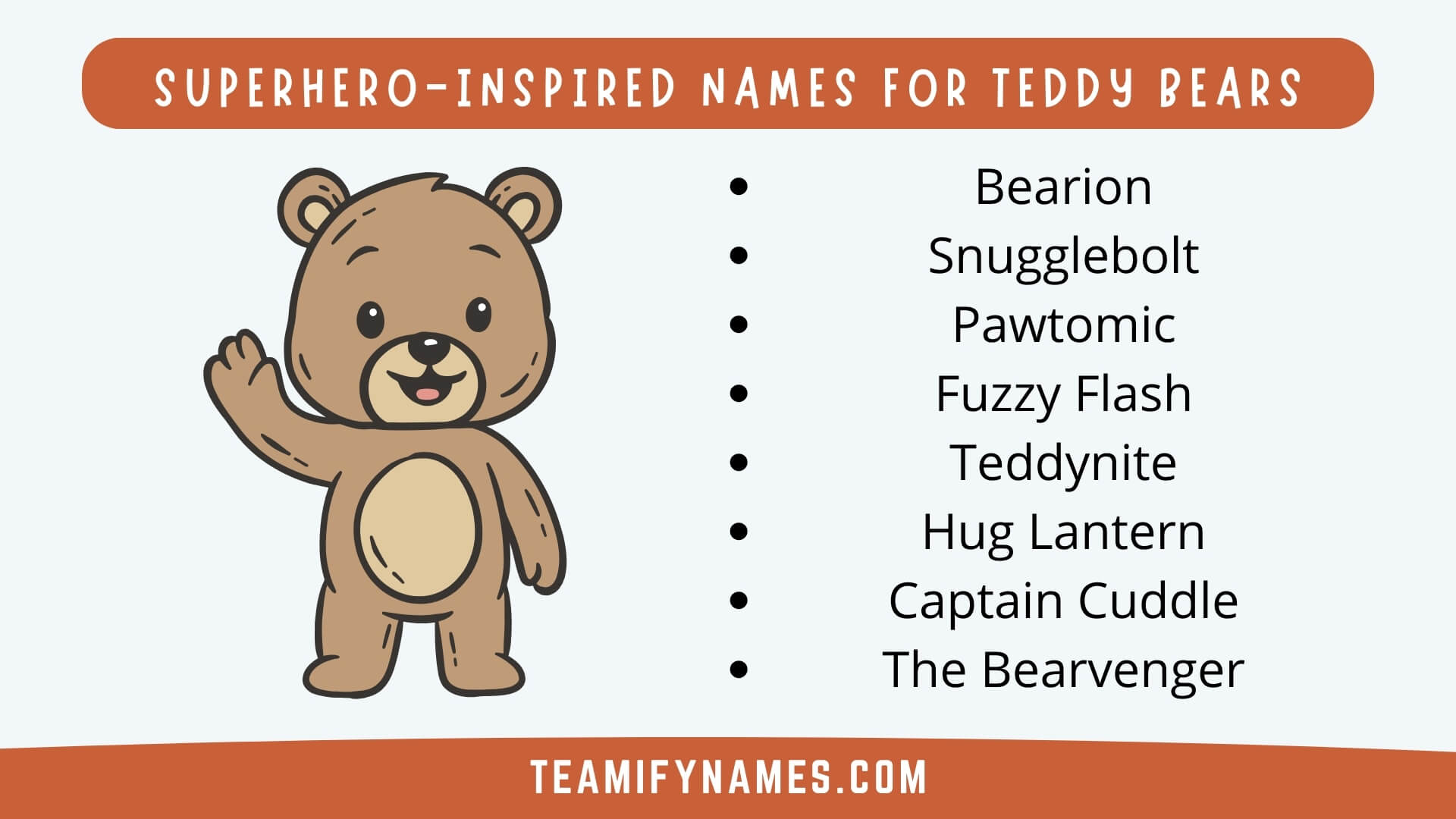 Superhero-Inspired Names for Teddy Bears
