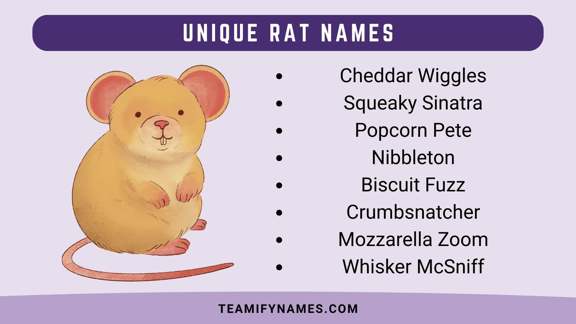 Unique Rat Names