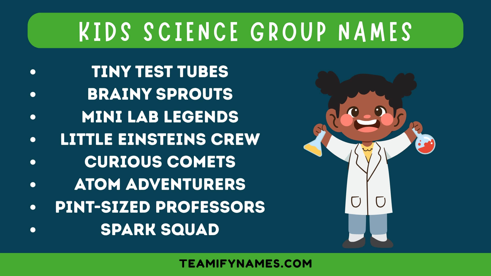 Kids Science Group Names