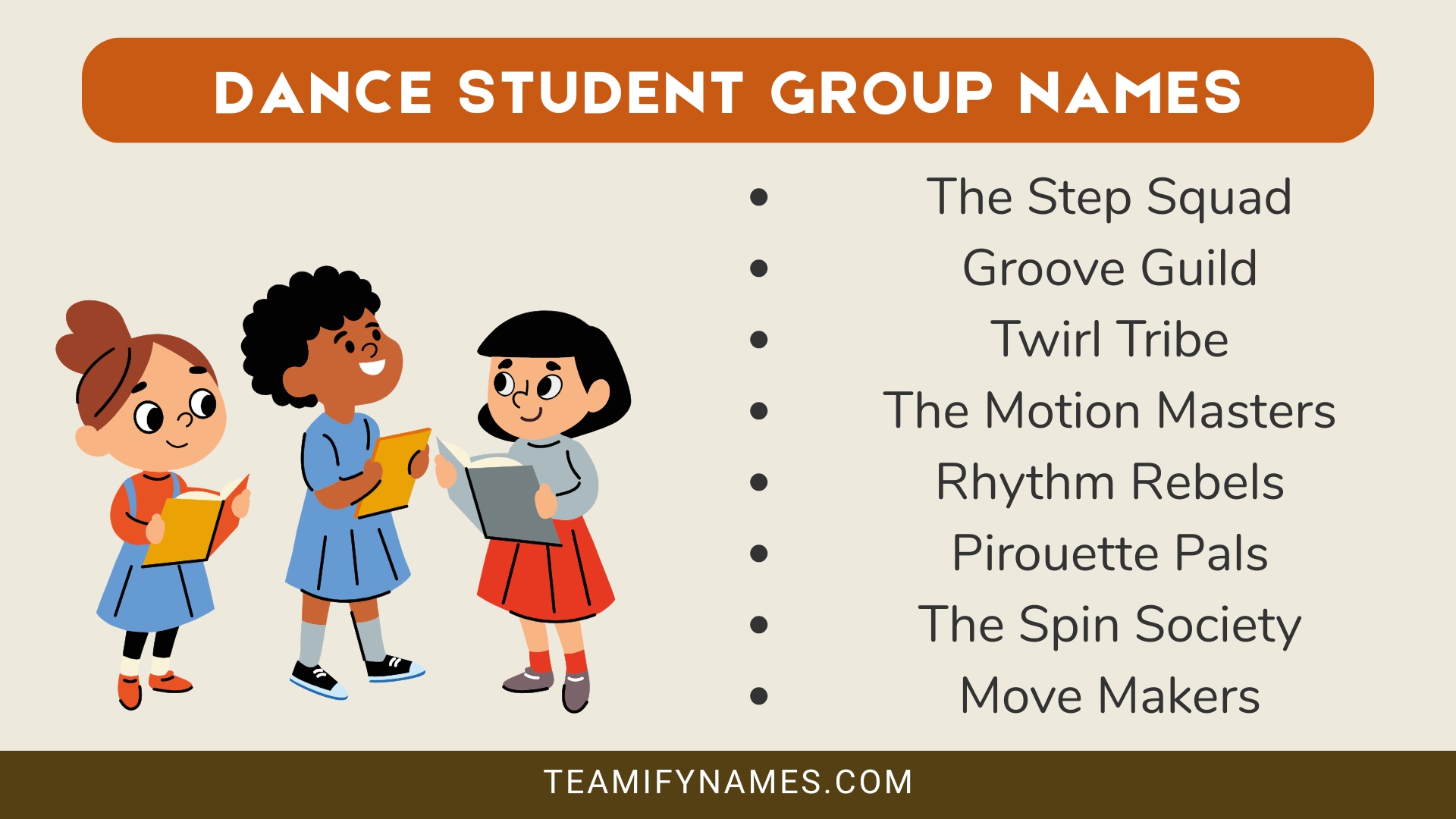 Dance Student Group Names