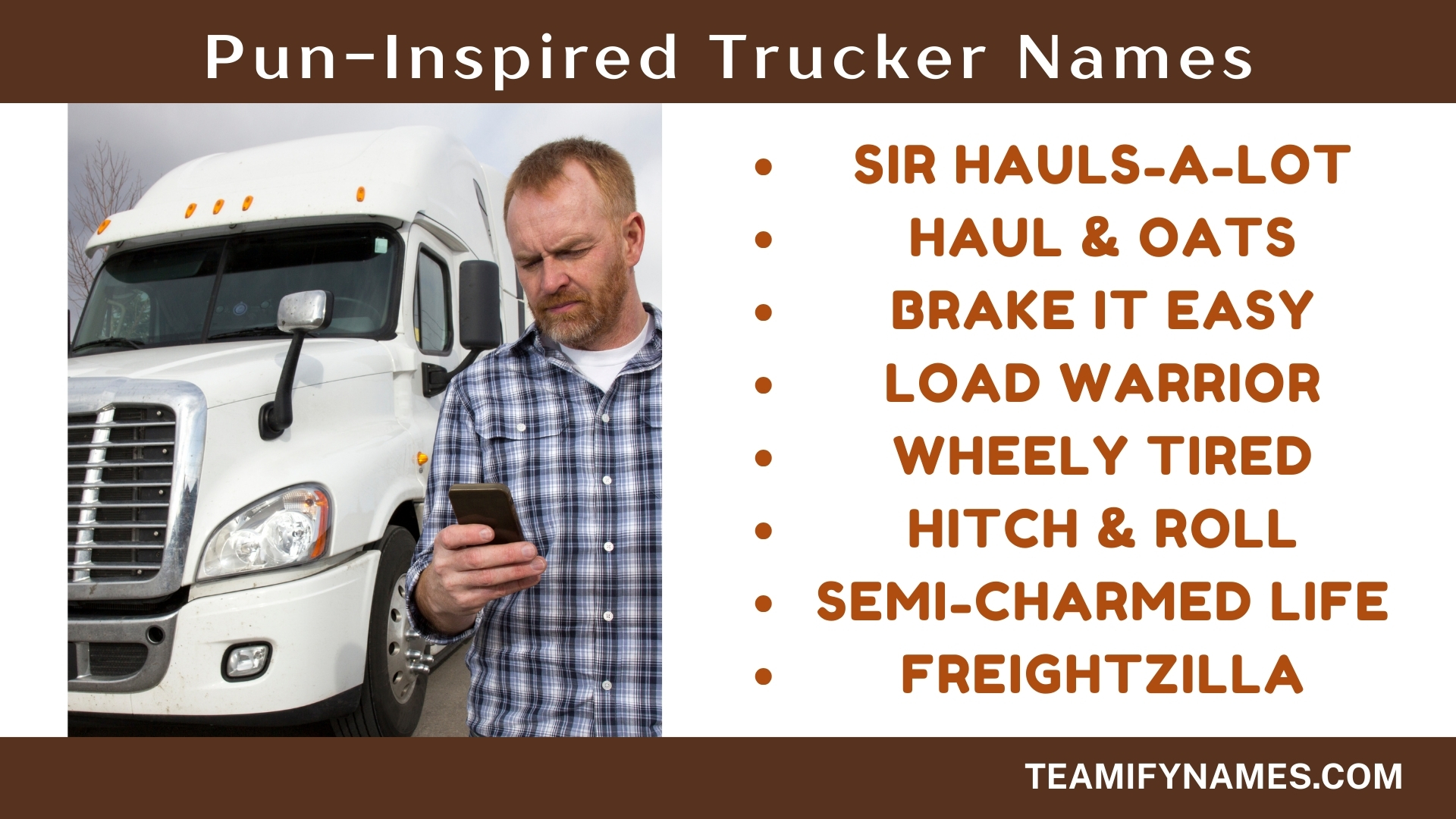 Pun-Inspired Trucker Names