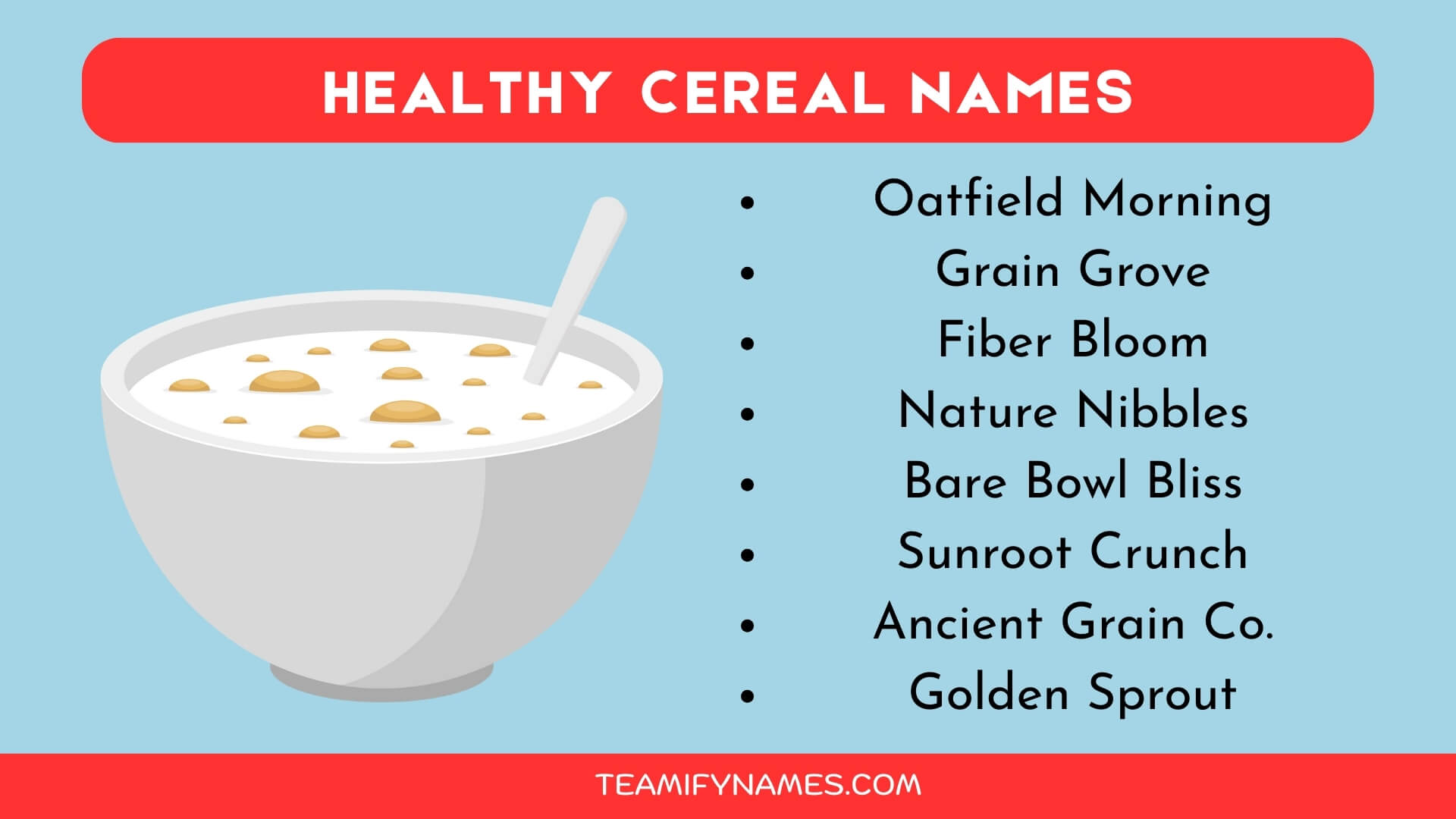 Healthy Cereal Names