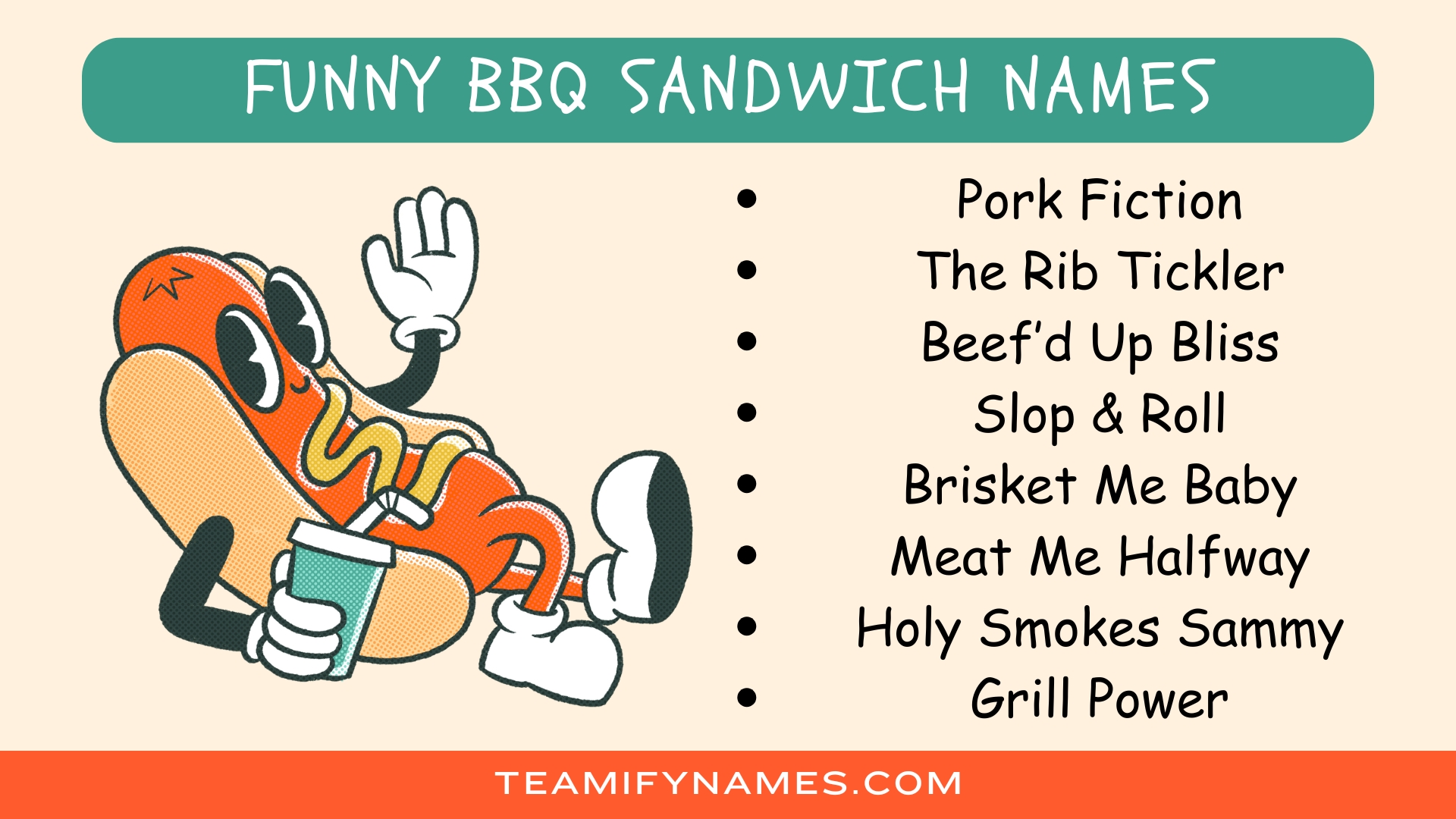 Funny BBQ Sandwich Names