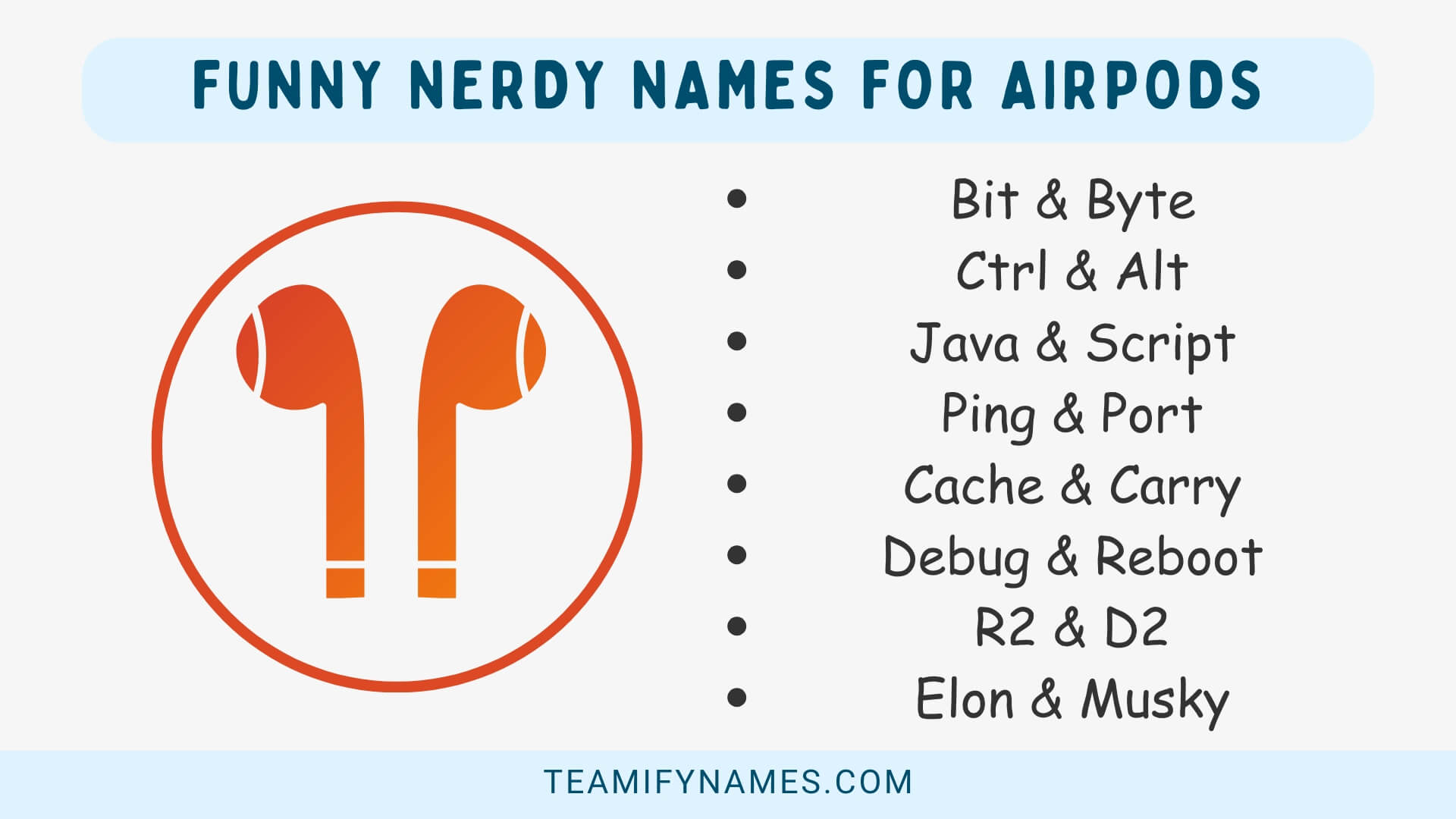 Funny Nerdy Names For Airpods