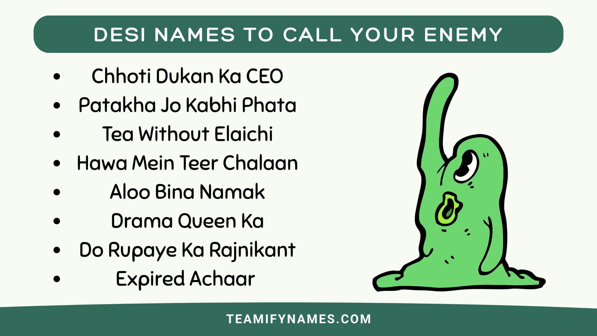 Desi Names To Call Your Enemy