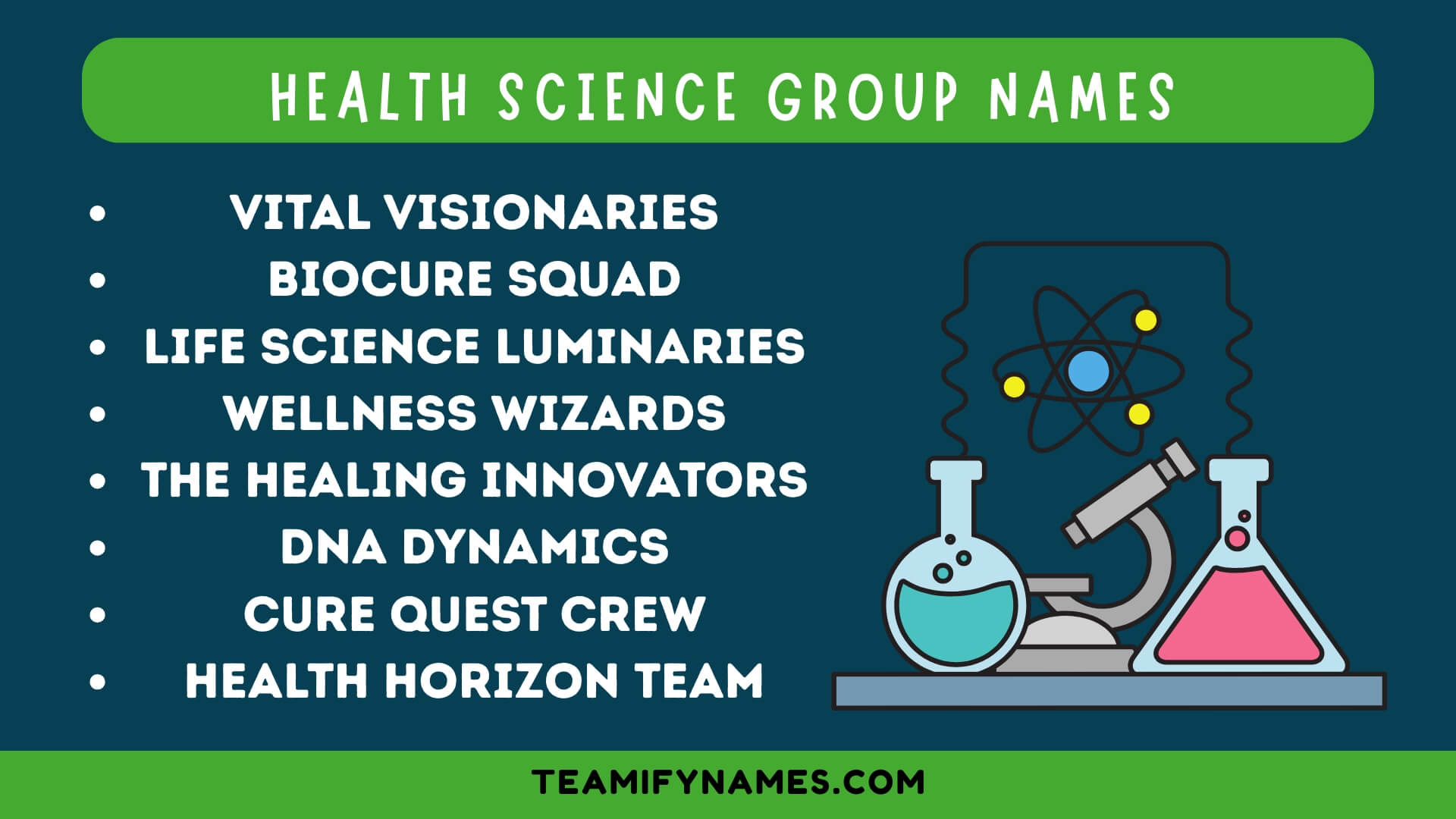 Health Science Group Names