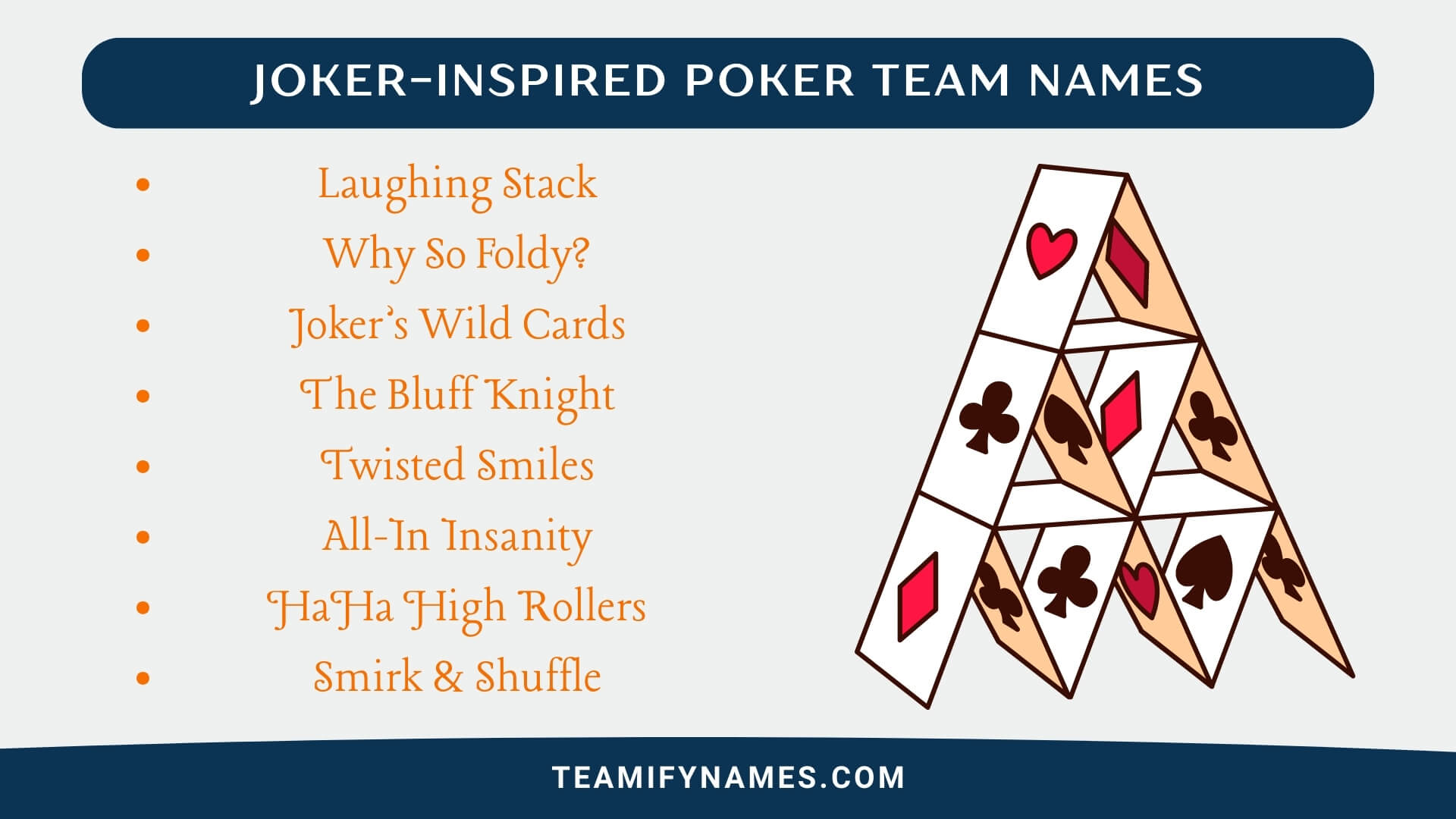 Joker-Inspired Poker Team Names