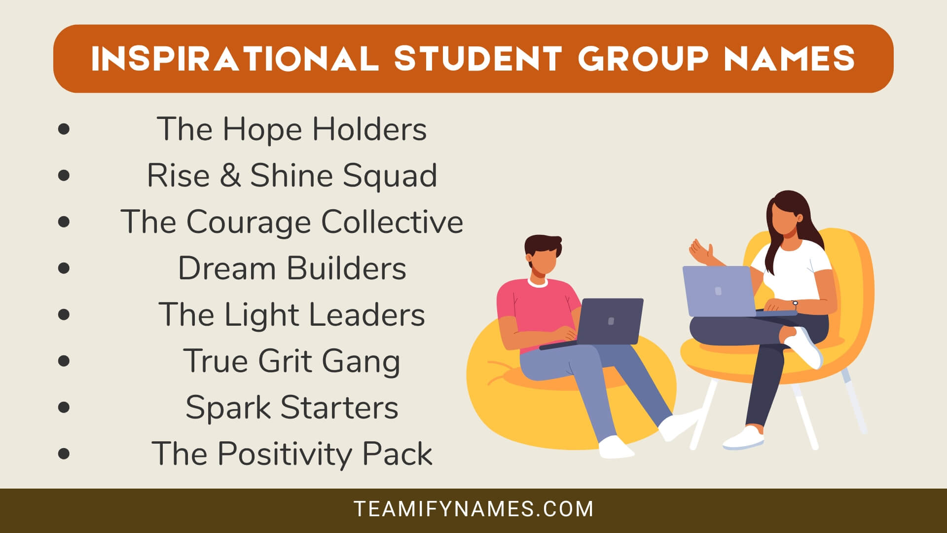 Inspirational Student Group Names