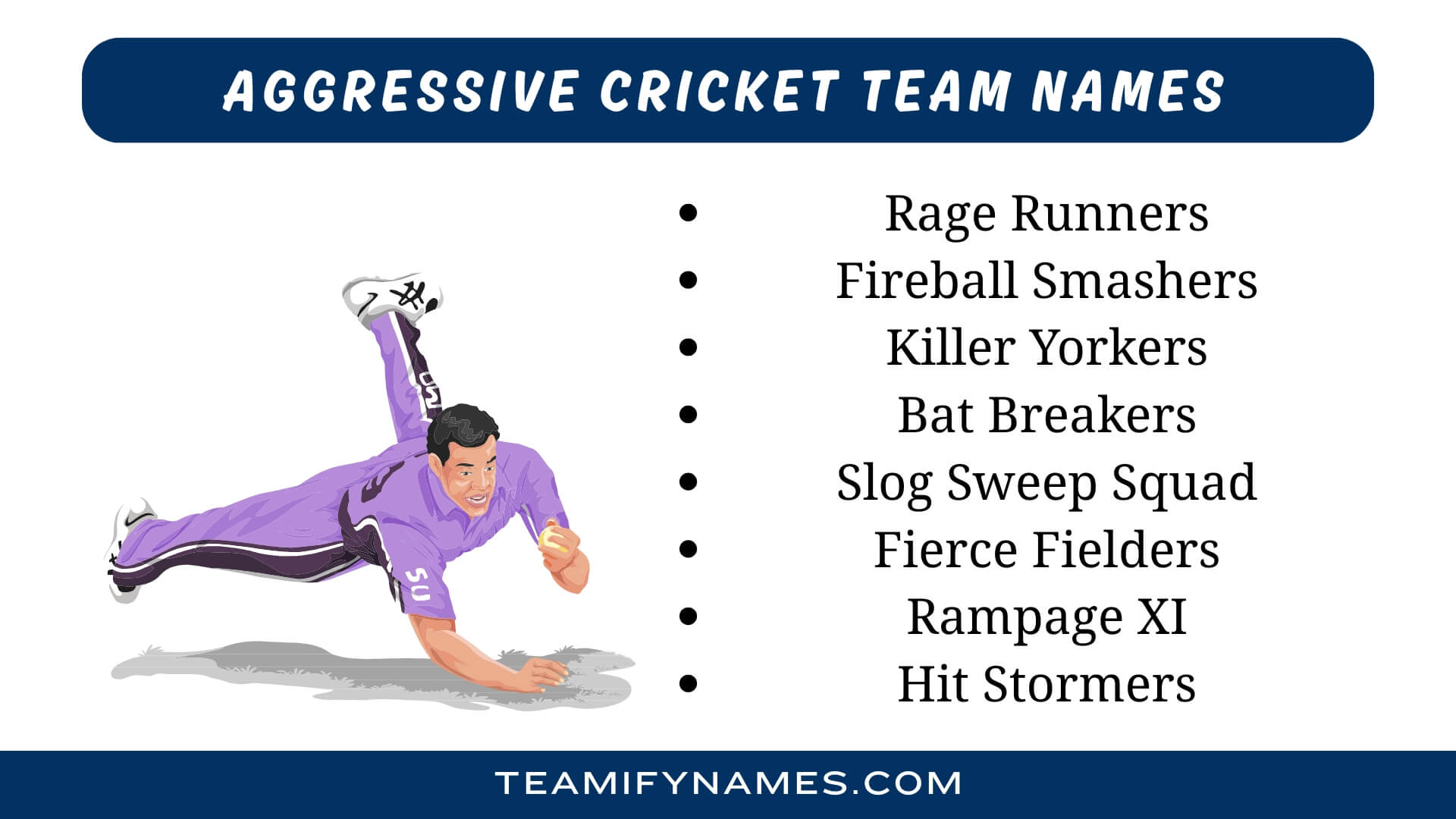 Aggressive Cricket Team Names